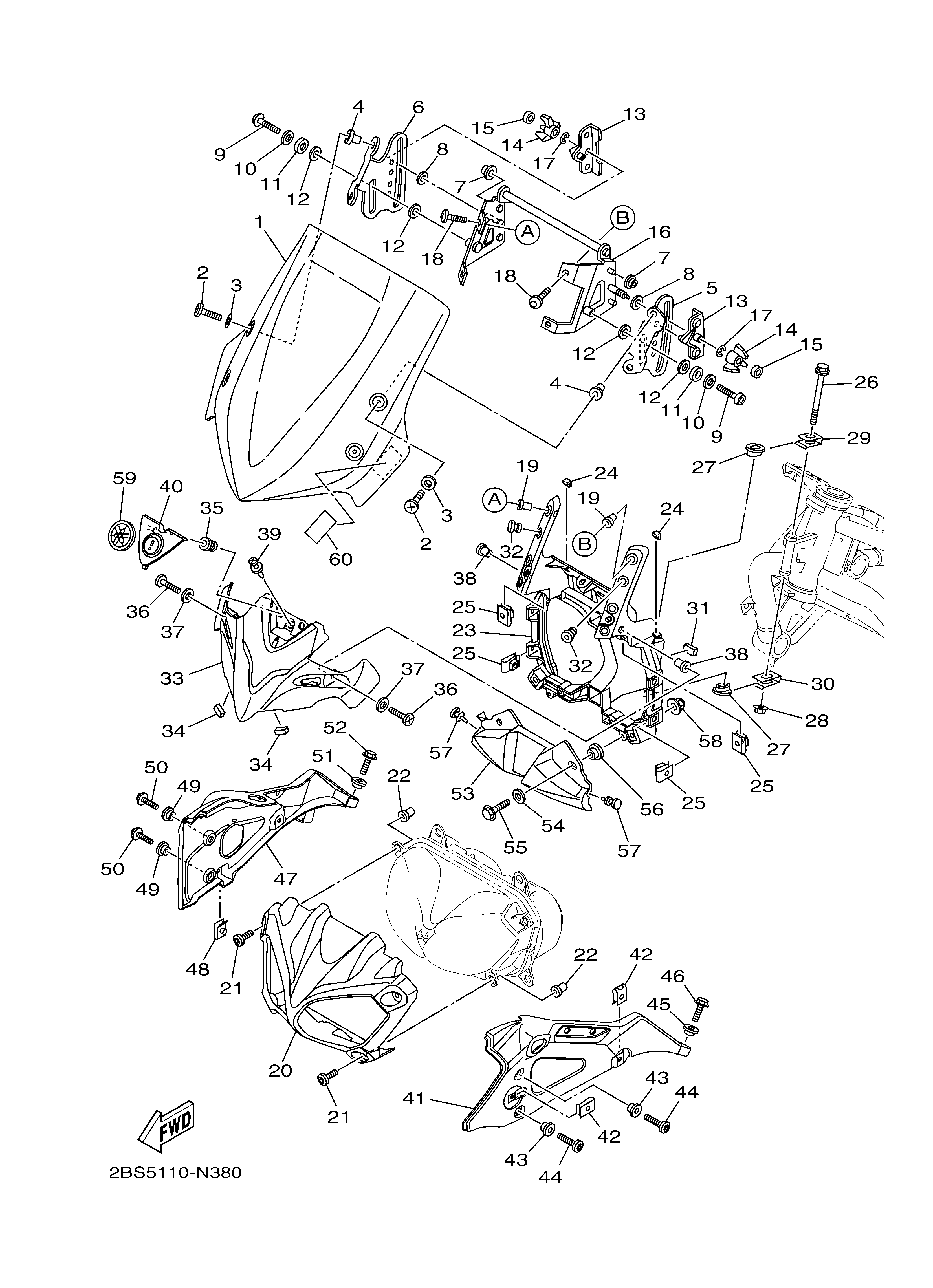 WINDSHIELD ภาพแยกชิ้นส่วน