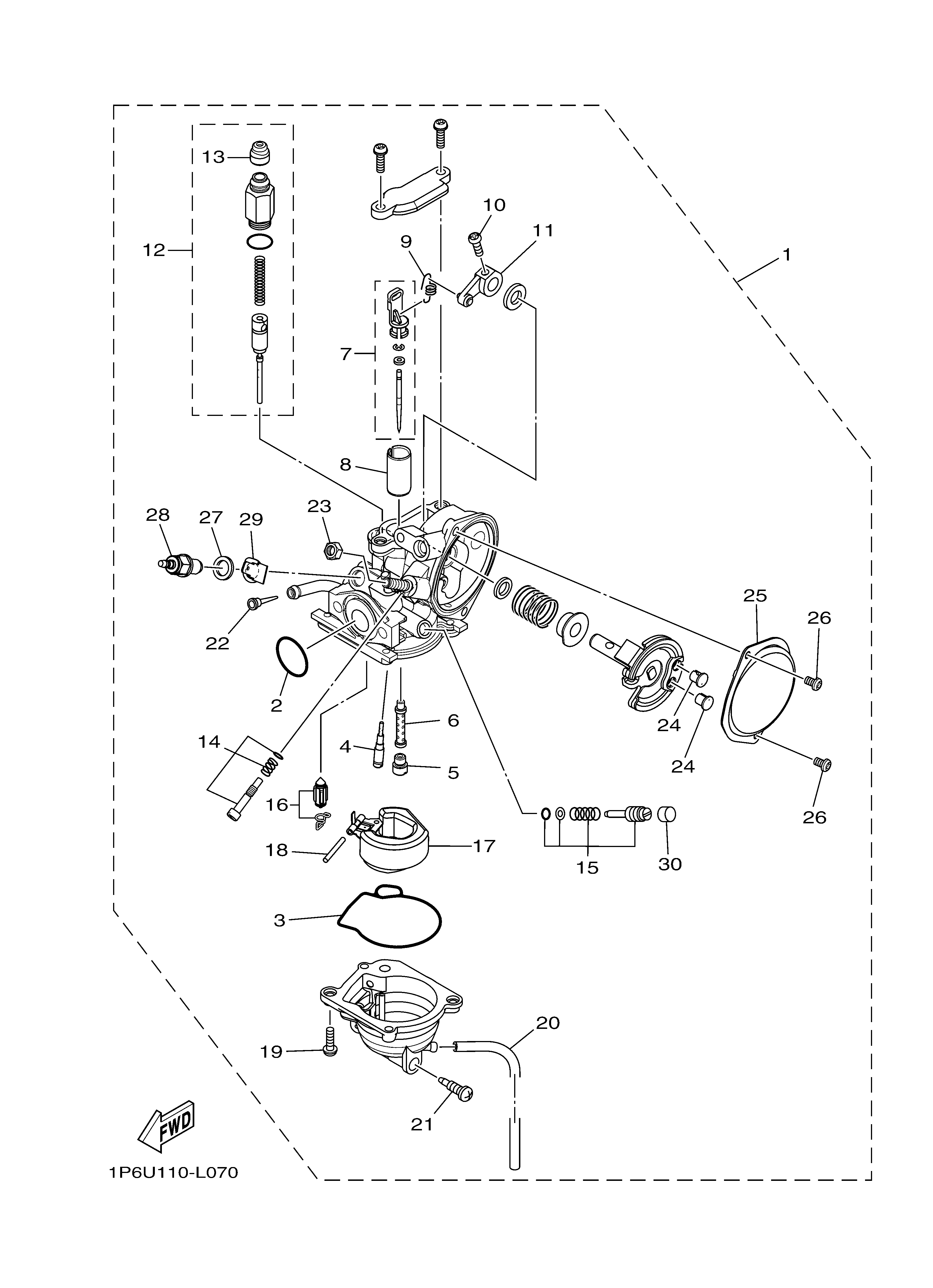 CARBURETOR Despieces