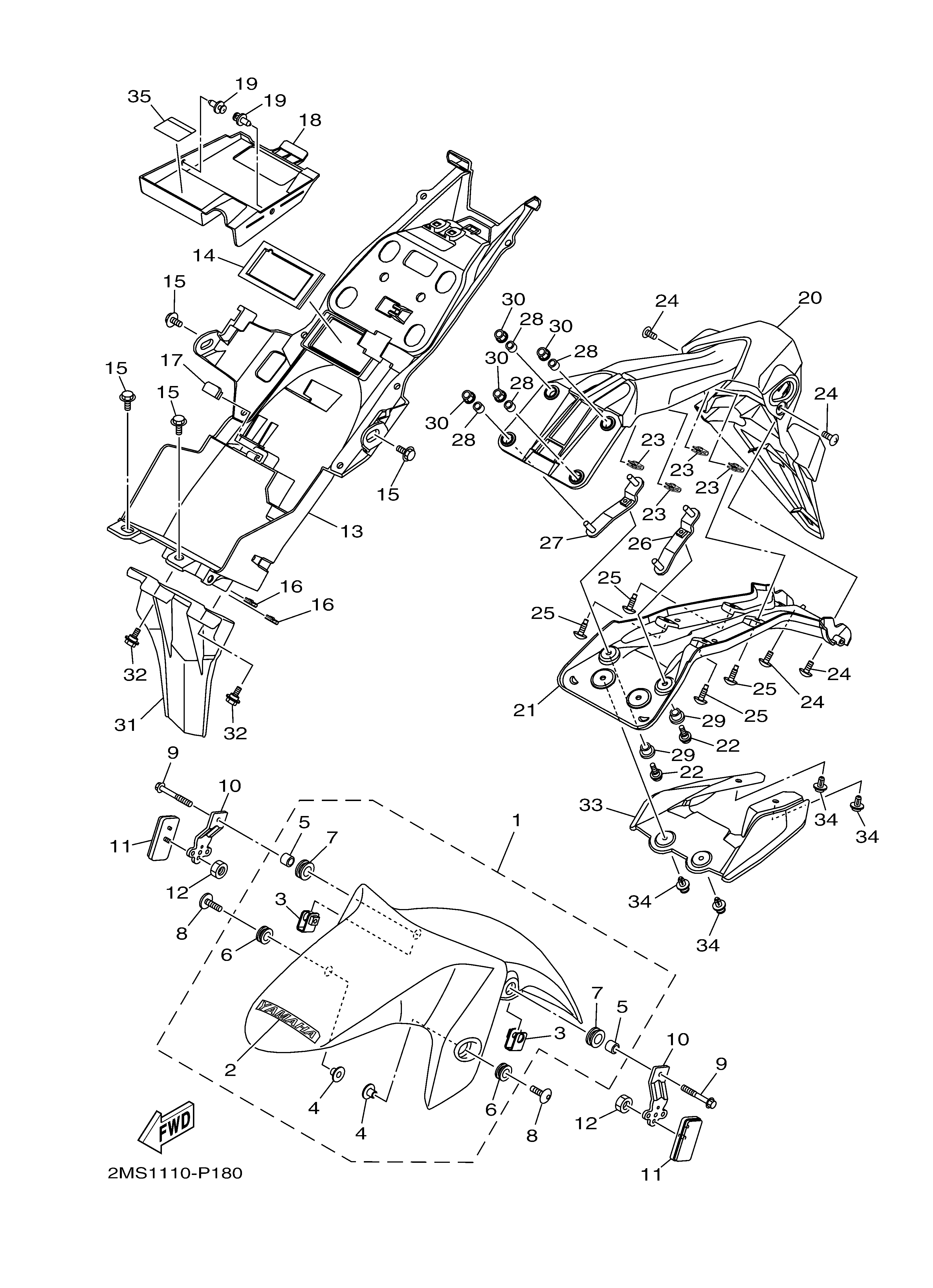FENDER Exploded diagrams