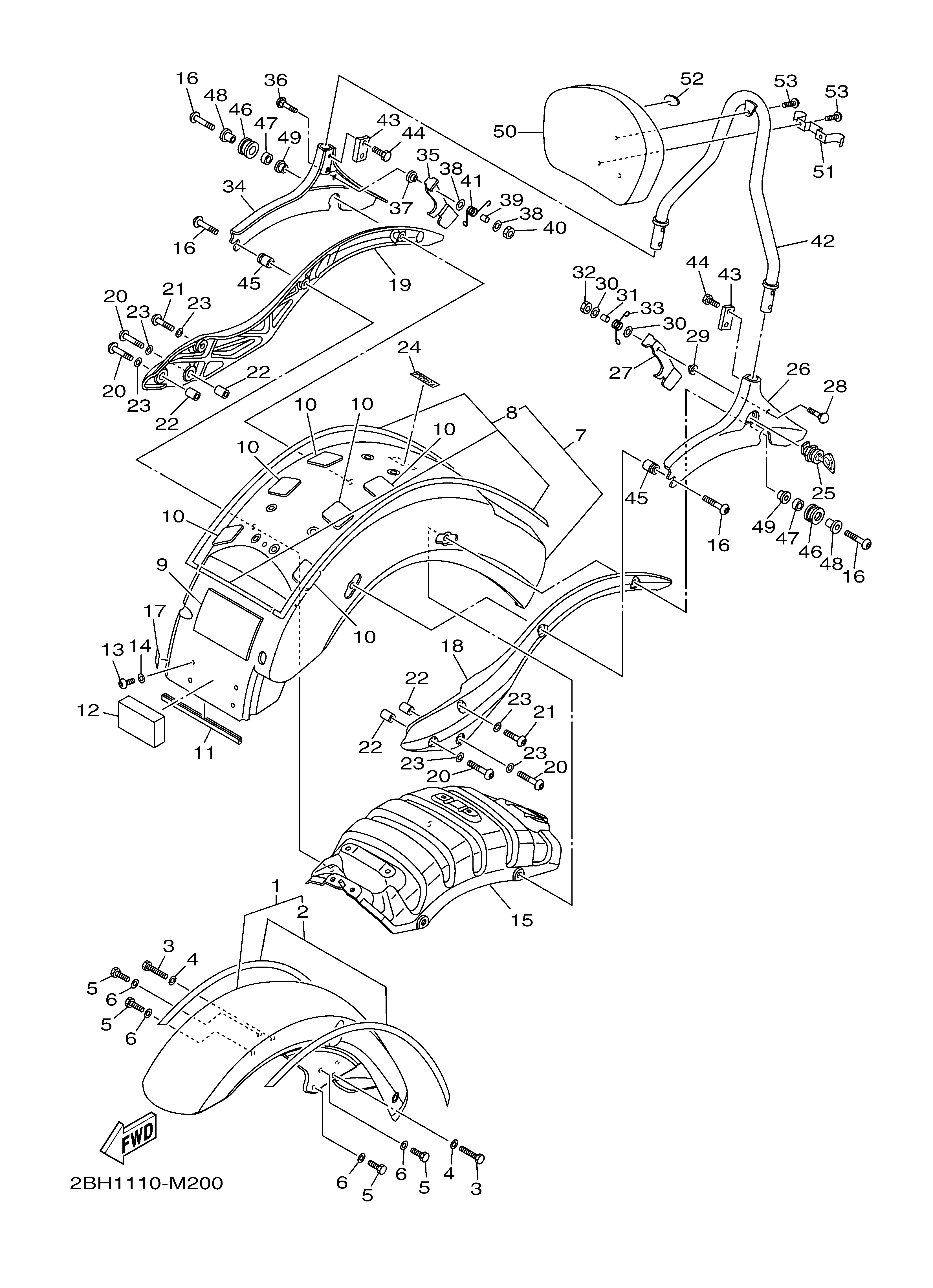 FENDER Diagram terurai