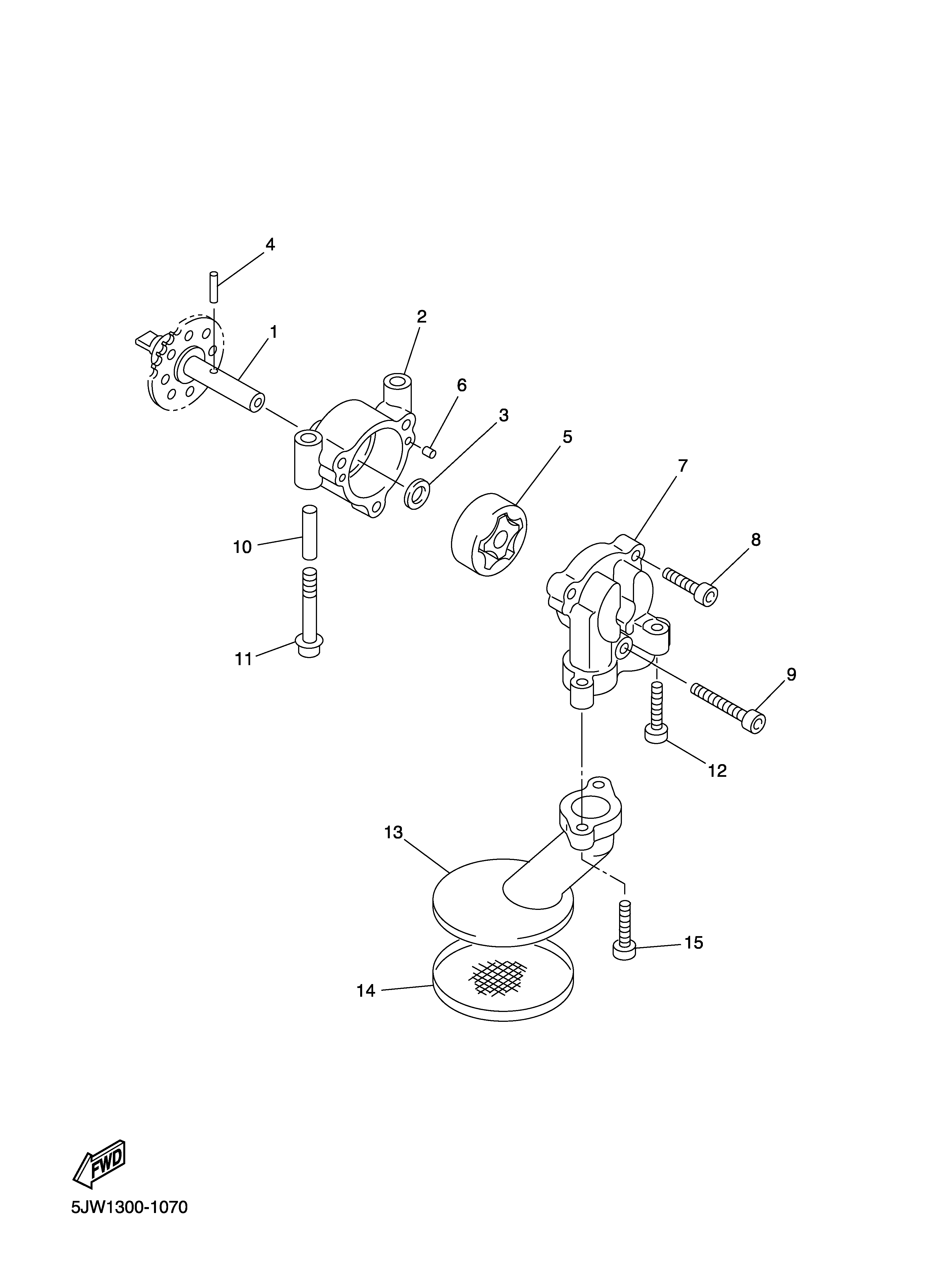 OIL PUMP 爆炸图