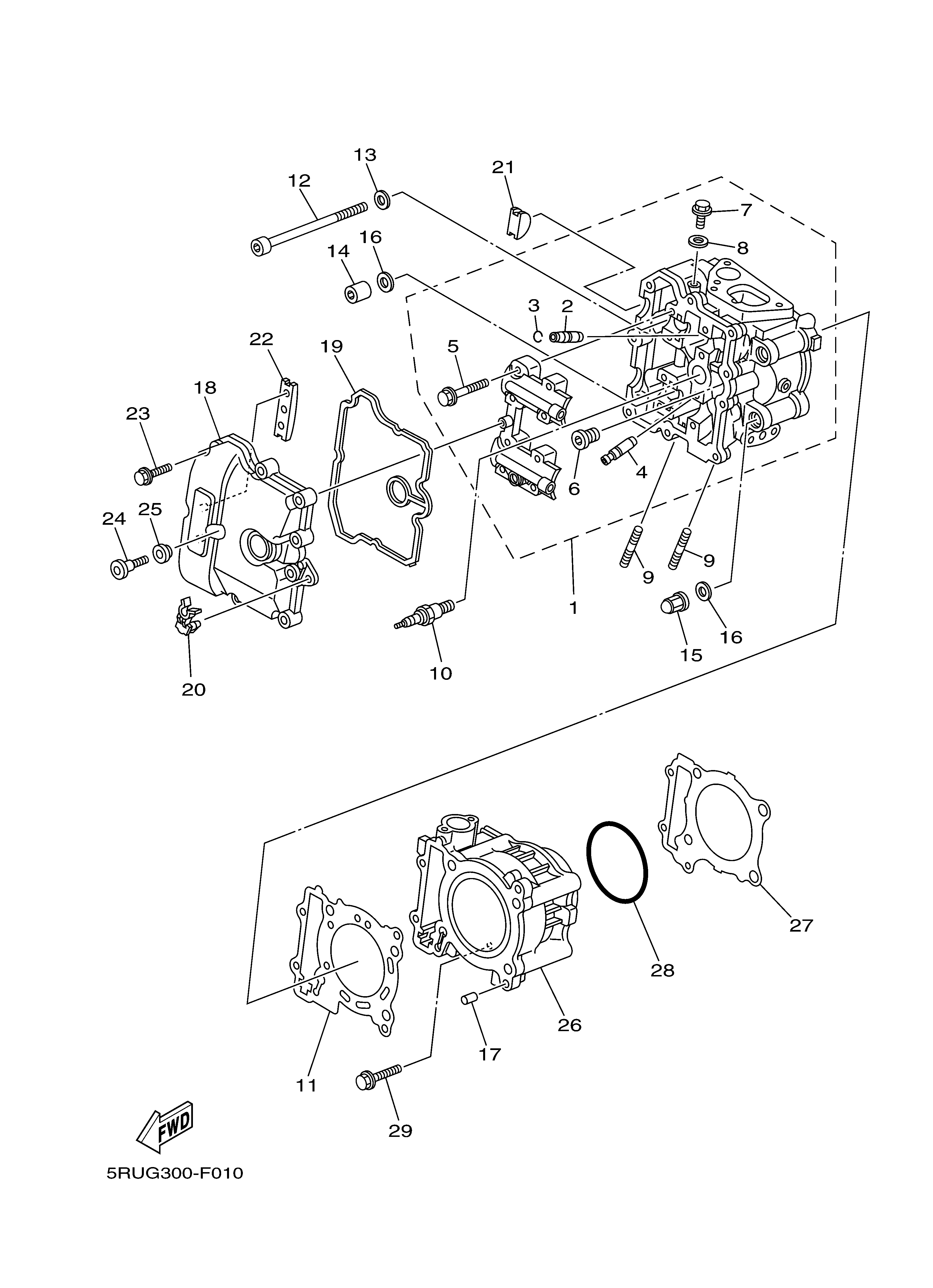 CYLINDER Exploded diagrams