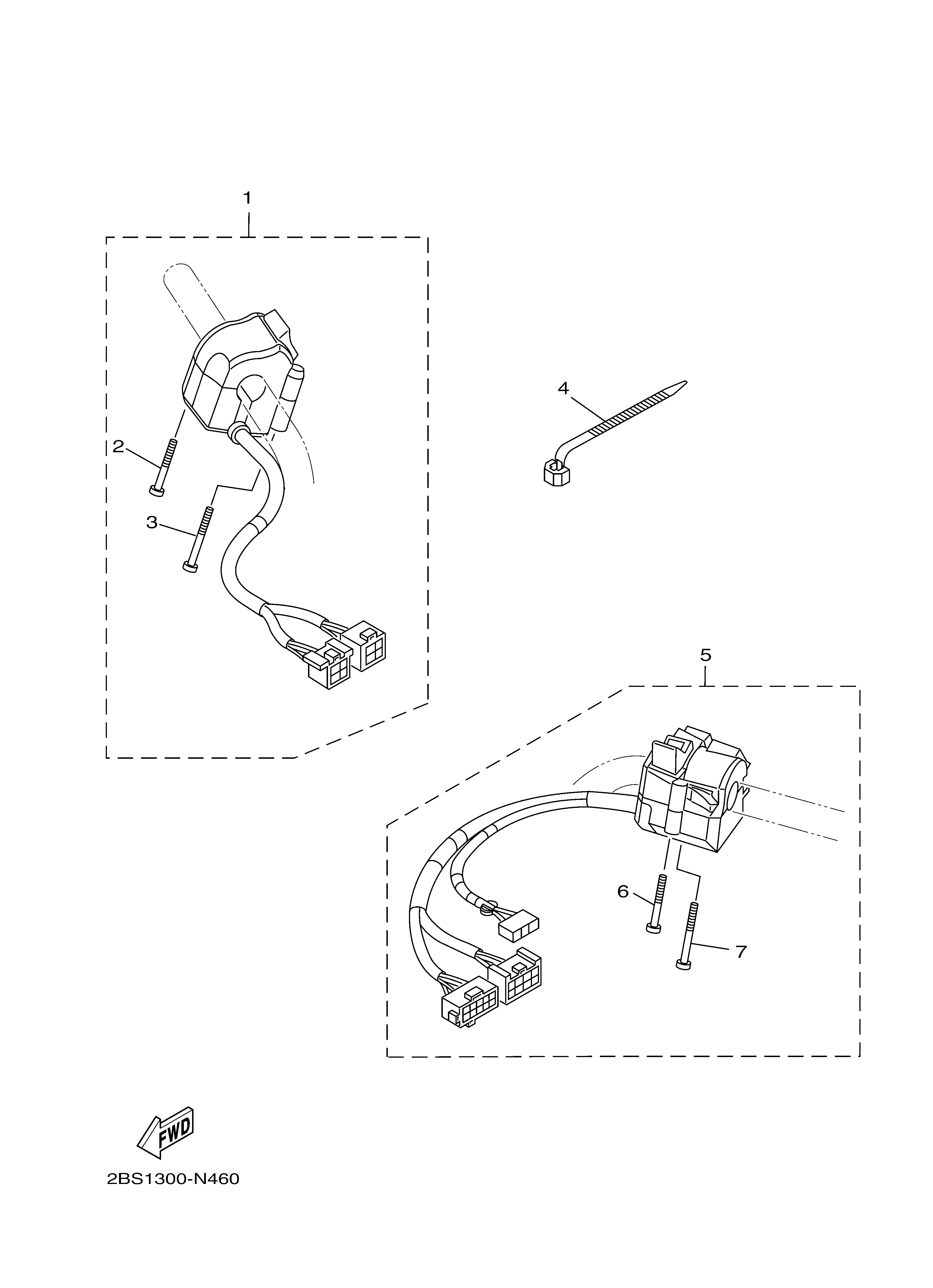 HANDLE SWITCH LEVER ภาพแยกชิ้นส่วน
