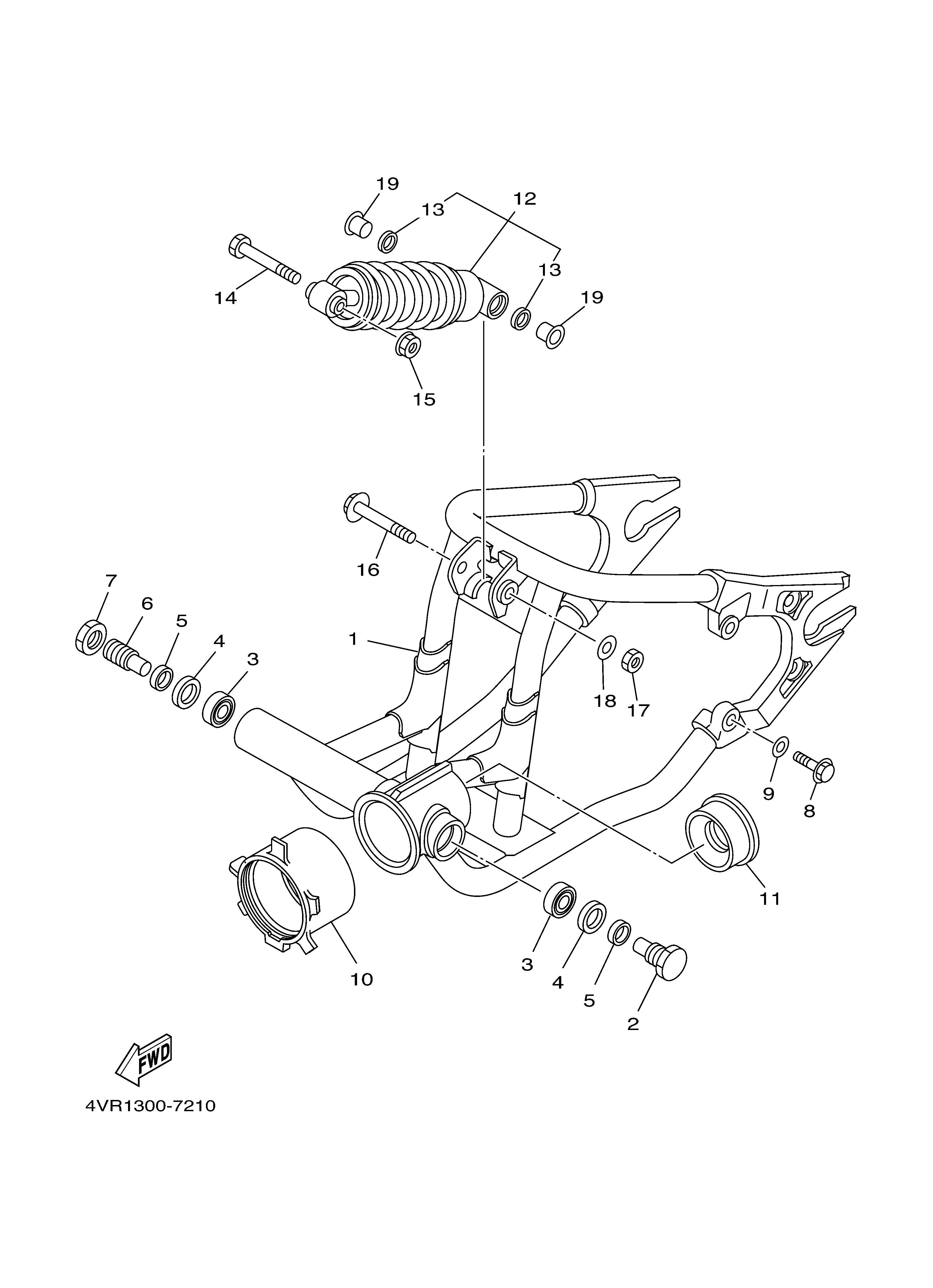 REAR ARM SUSPENSION Despieces
