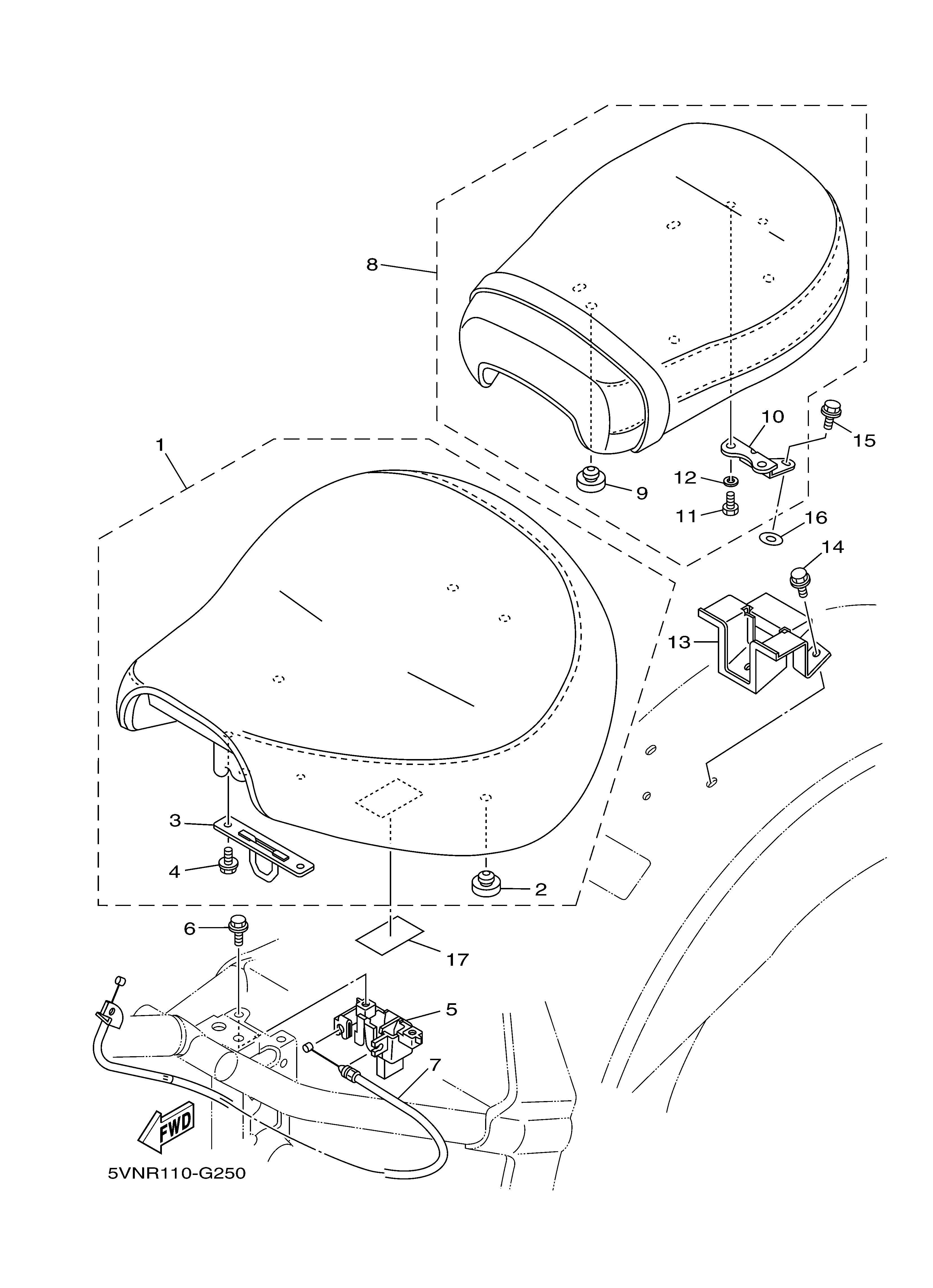SEAT Diagram terurai