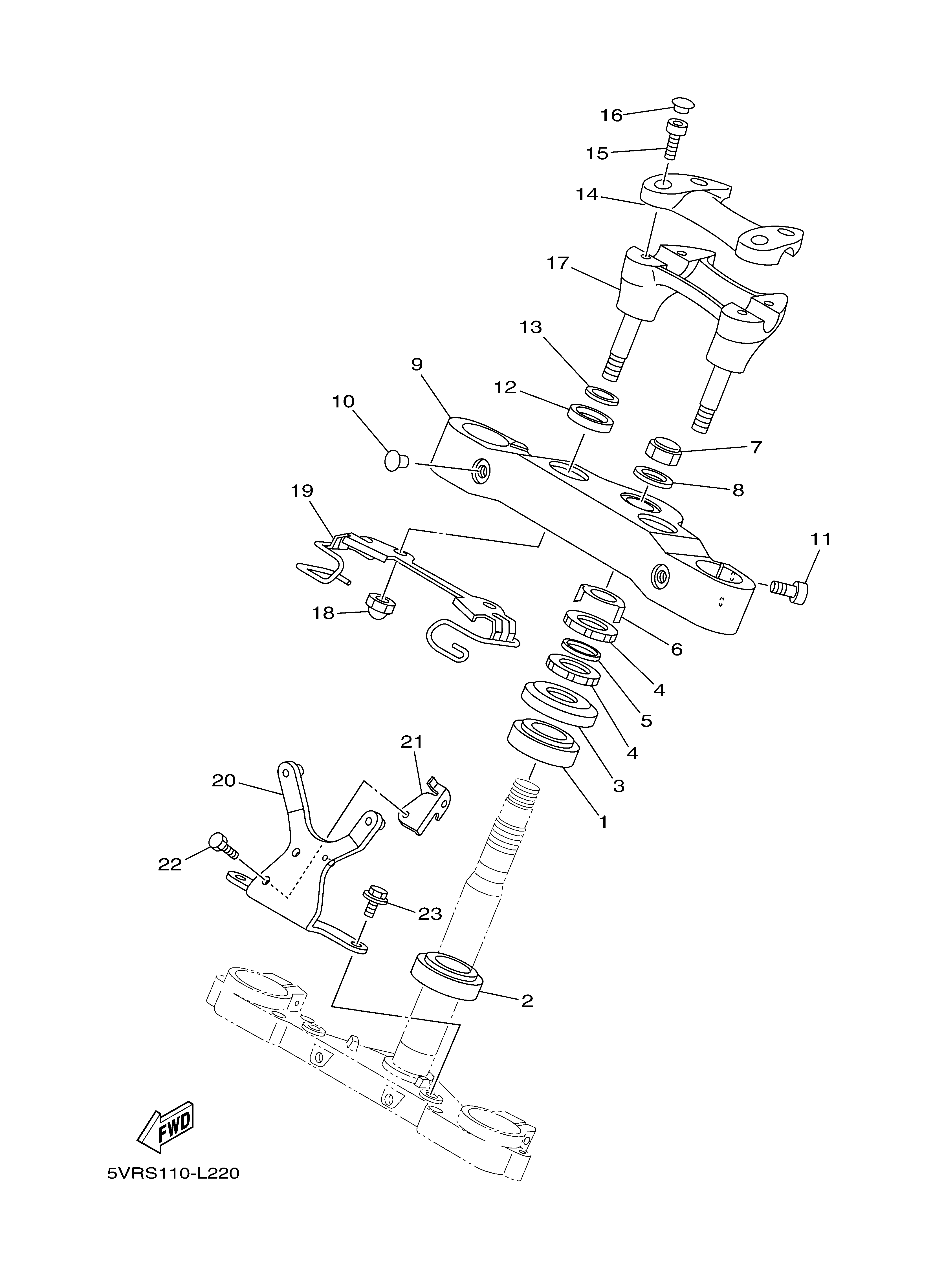 STEERING ภาพแยกชิ้นส่วน