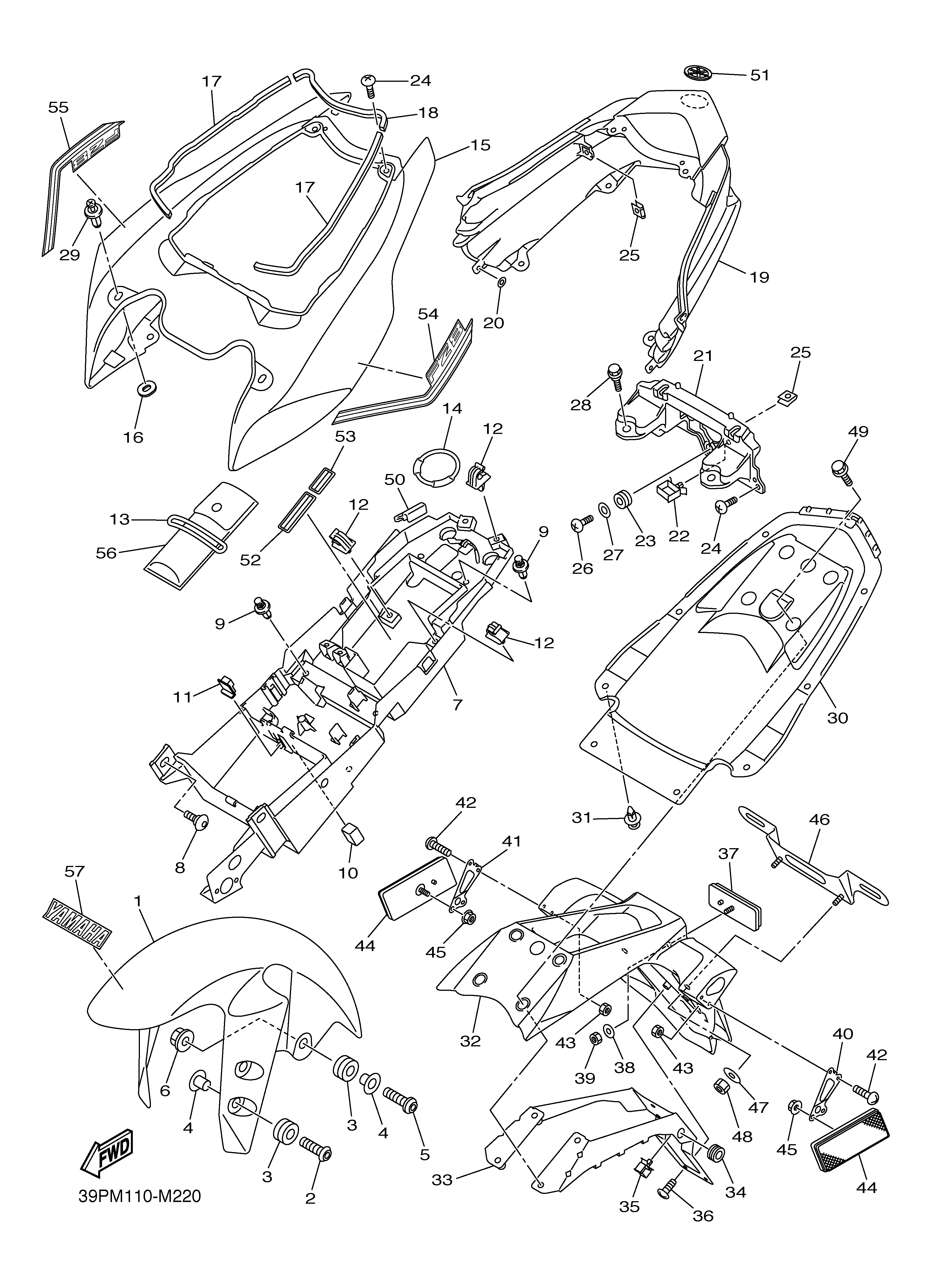 FENDER 爆炸图