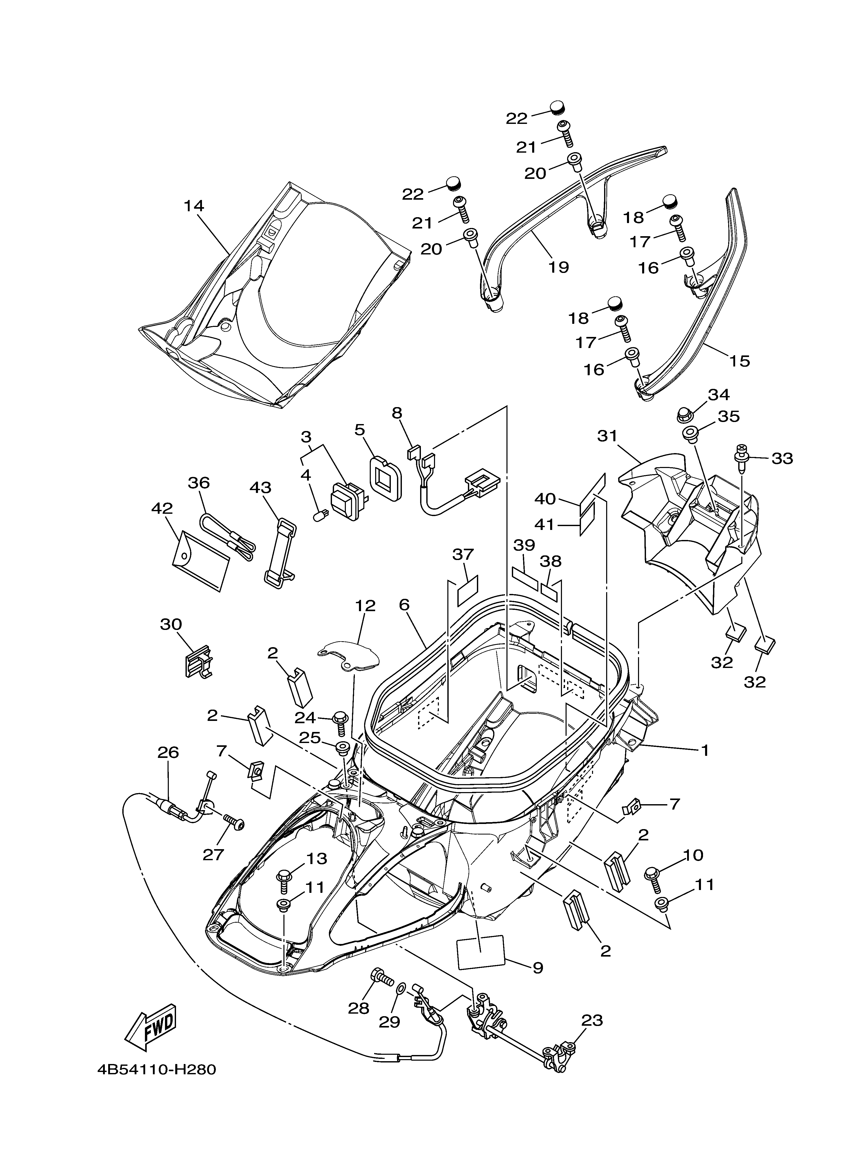 SEAT 2 Diagram terurai