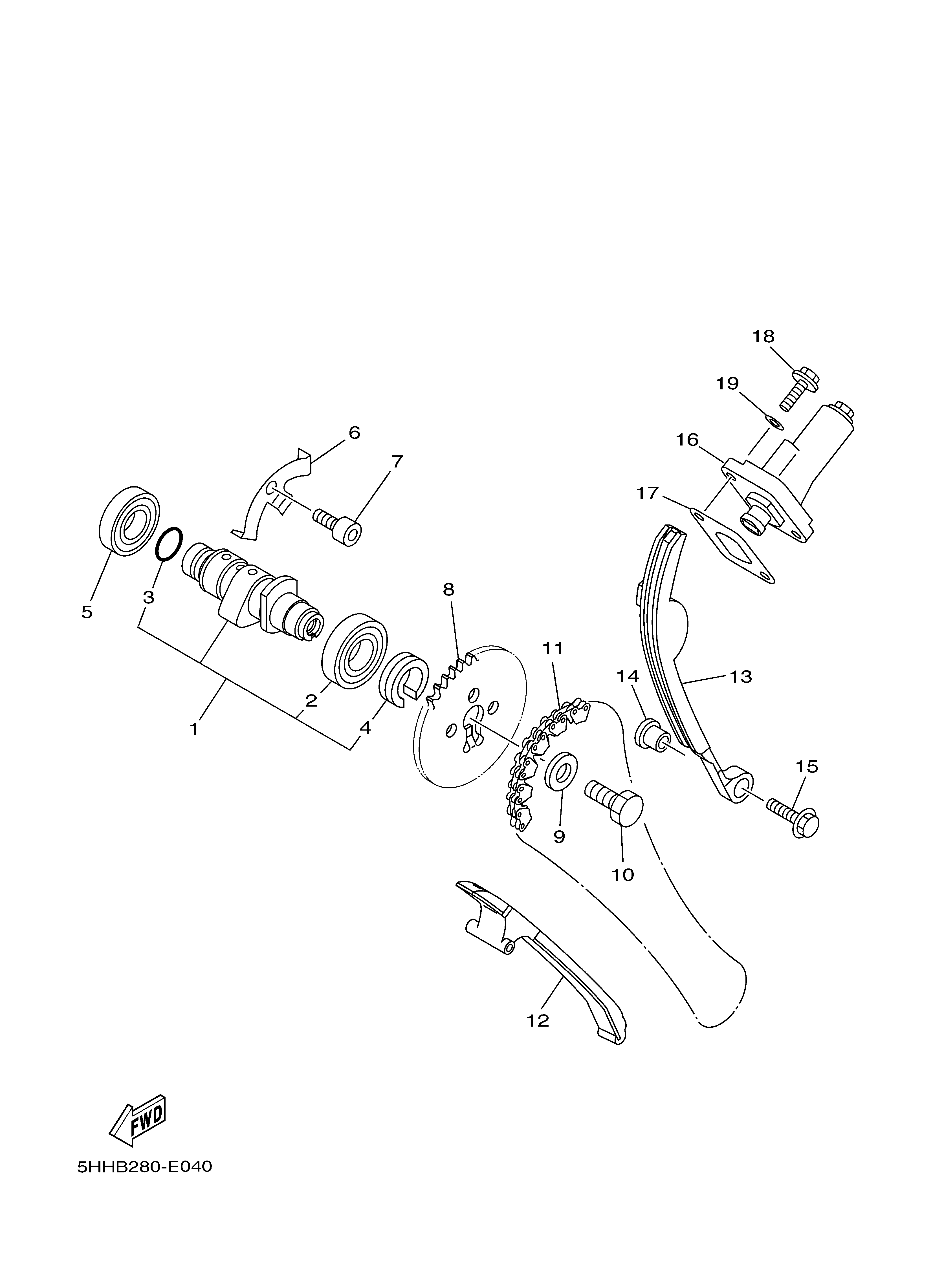 CAMSHAFT CHAIN Despieces
