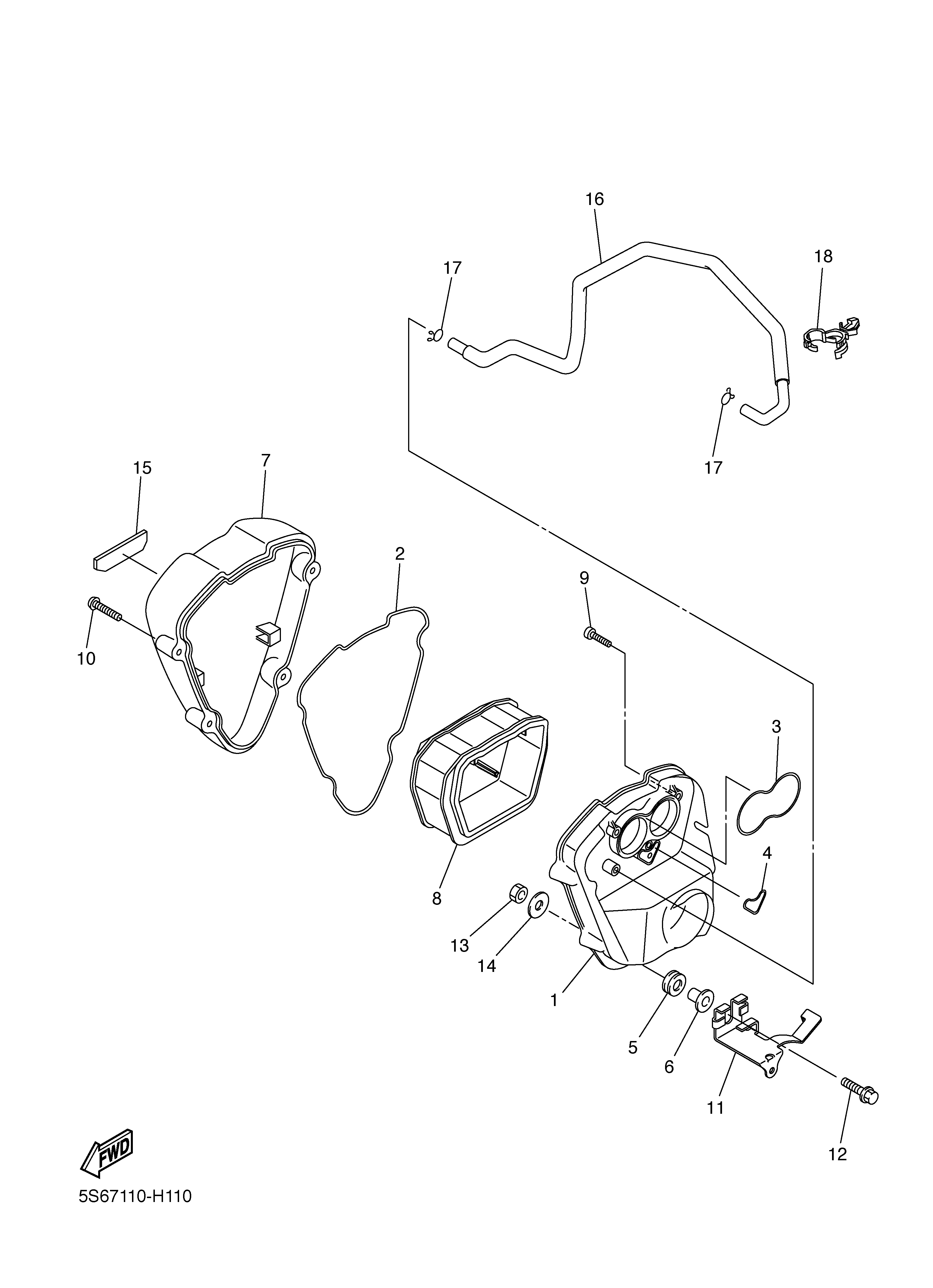 INTAKE 2 Diagram terurai