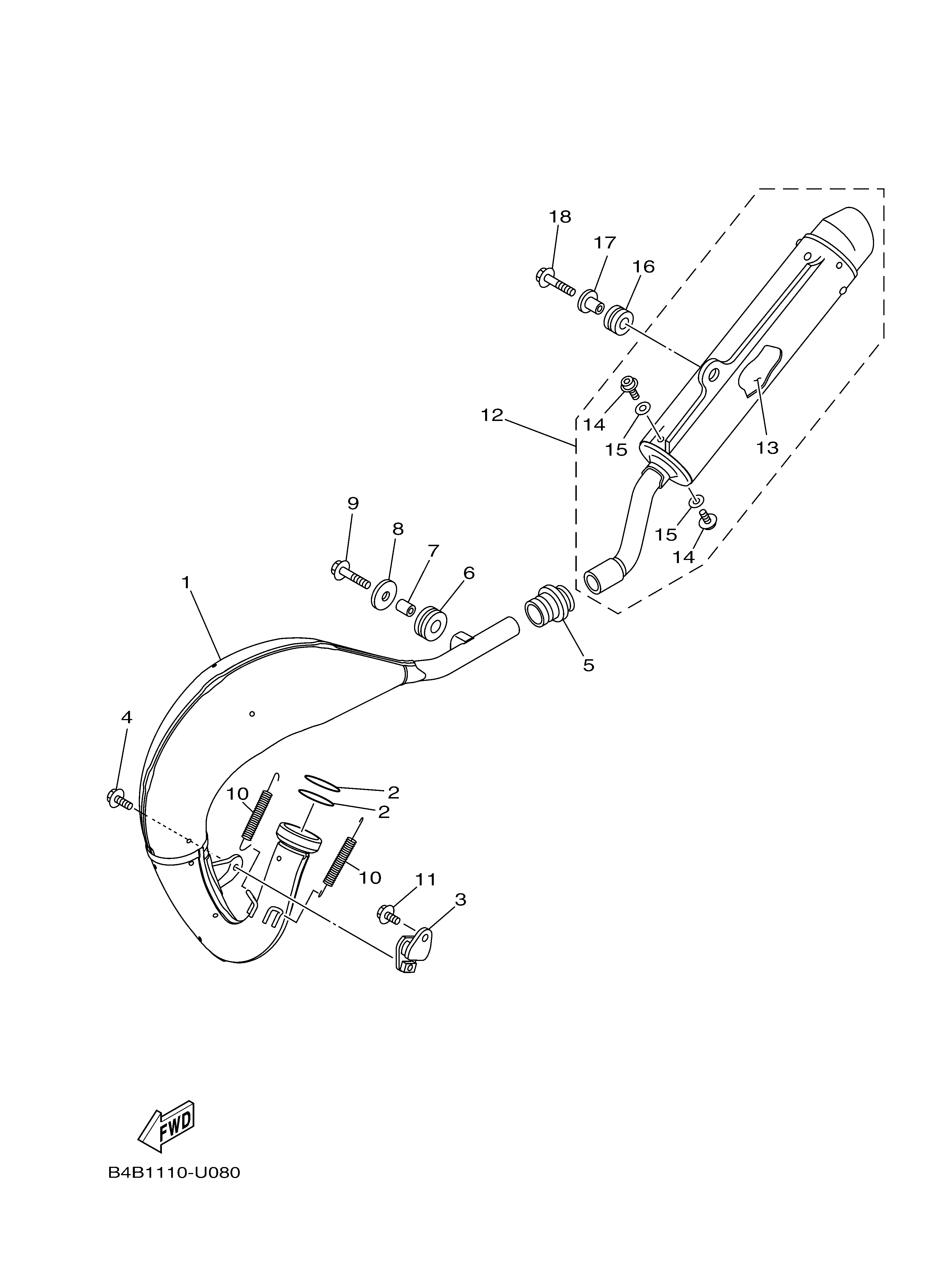 EXHAUST Despieces