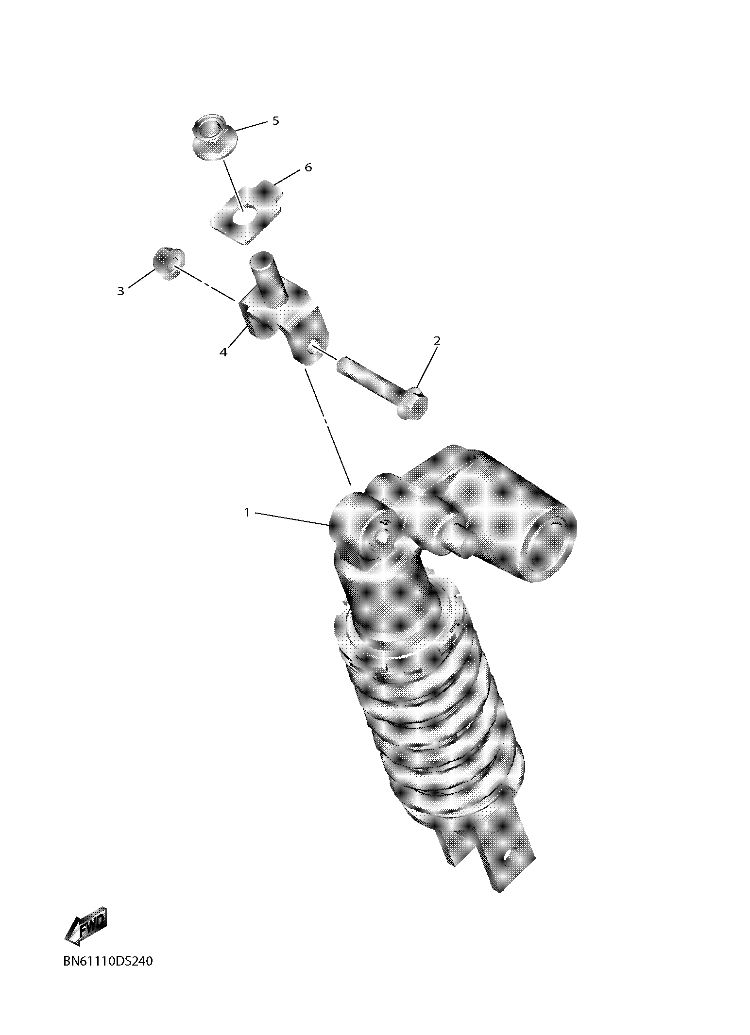REAR SUSPENSION Diagram terurai