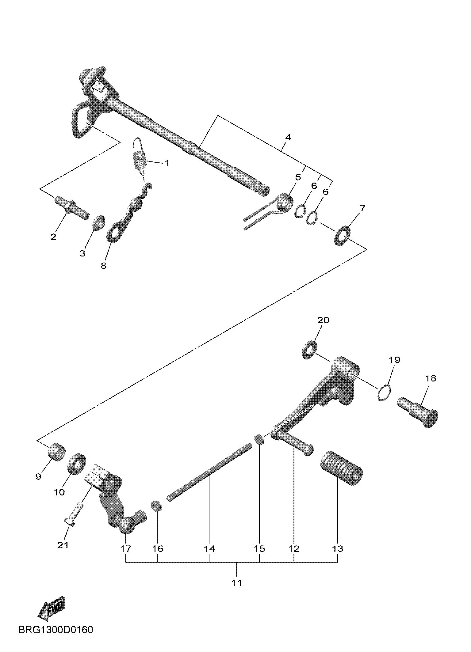 SHIFT SHAFT Sơ đồ tách chi tiết