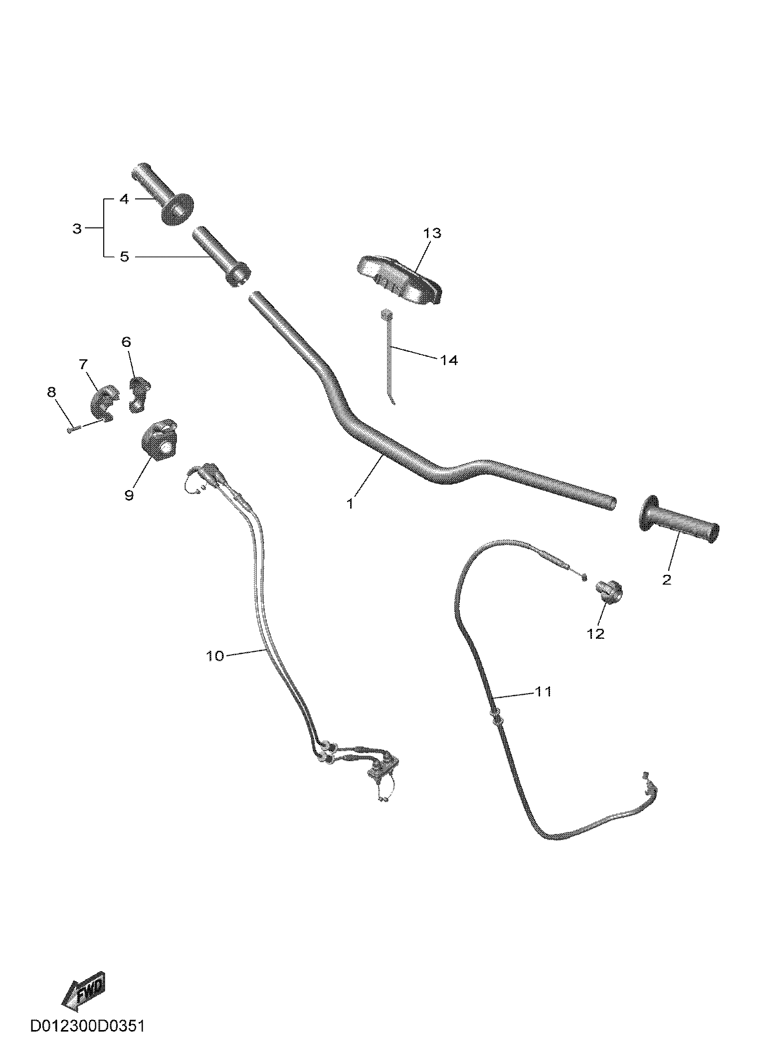 STEERING HANDLE & CABLE Despieces