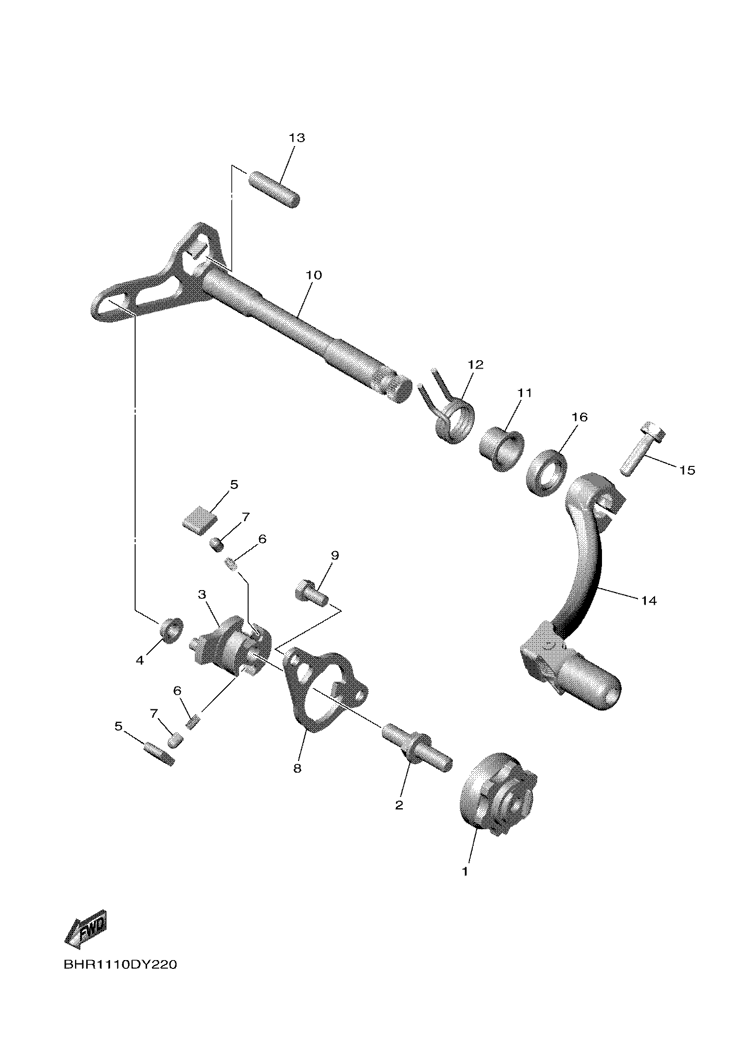 SHIFT SHAFT Sơ đồ tách chi tiết