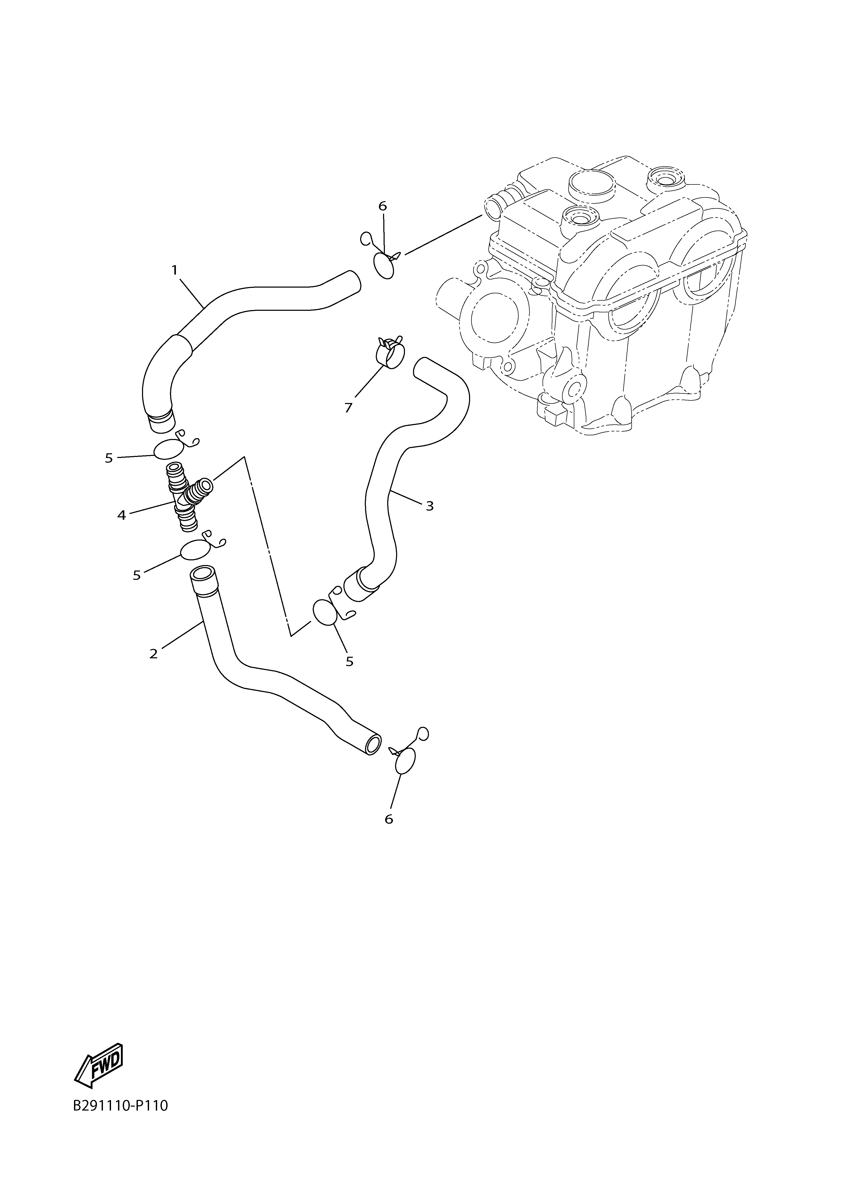 AIR INDUCTION SYSTEM Sơ đồ tách chi tiết