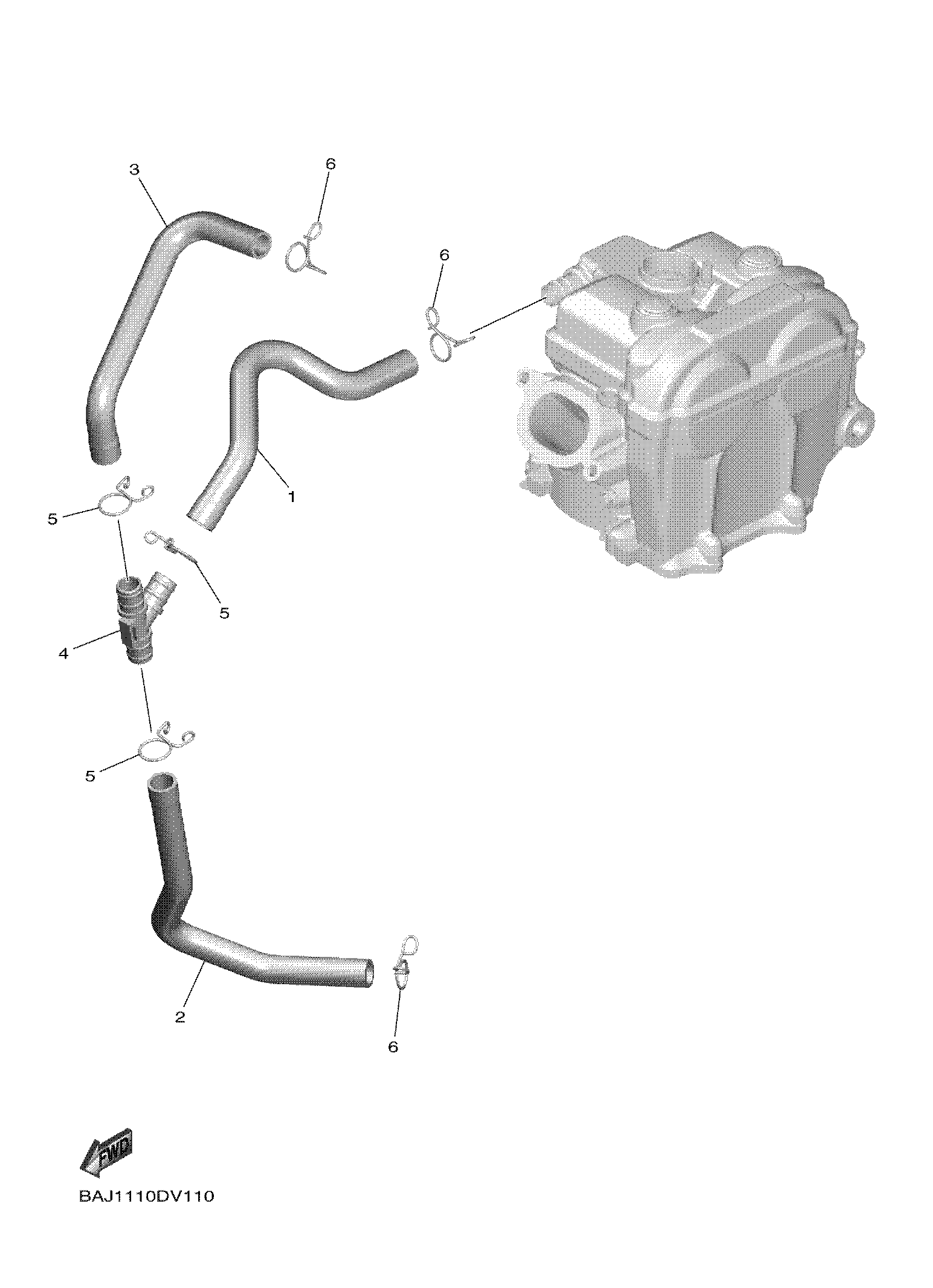 AIR INDUCTION SYSTEM Vistas explodidas