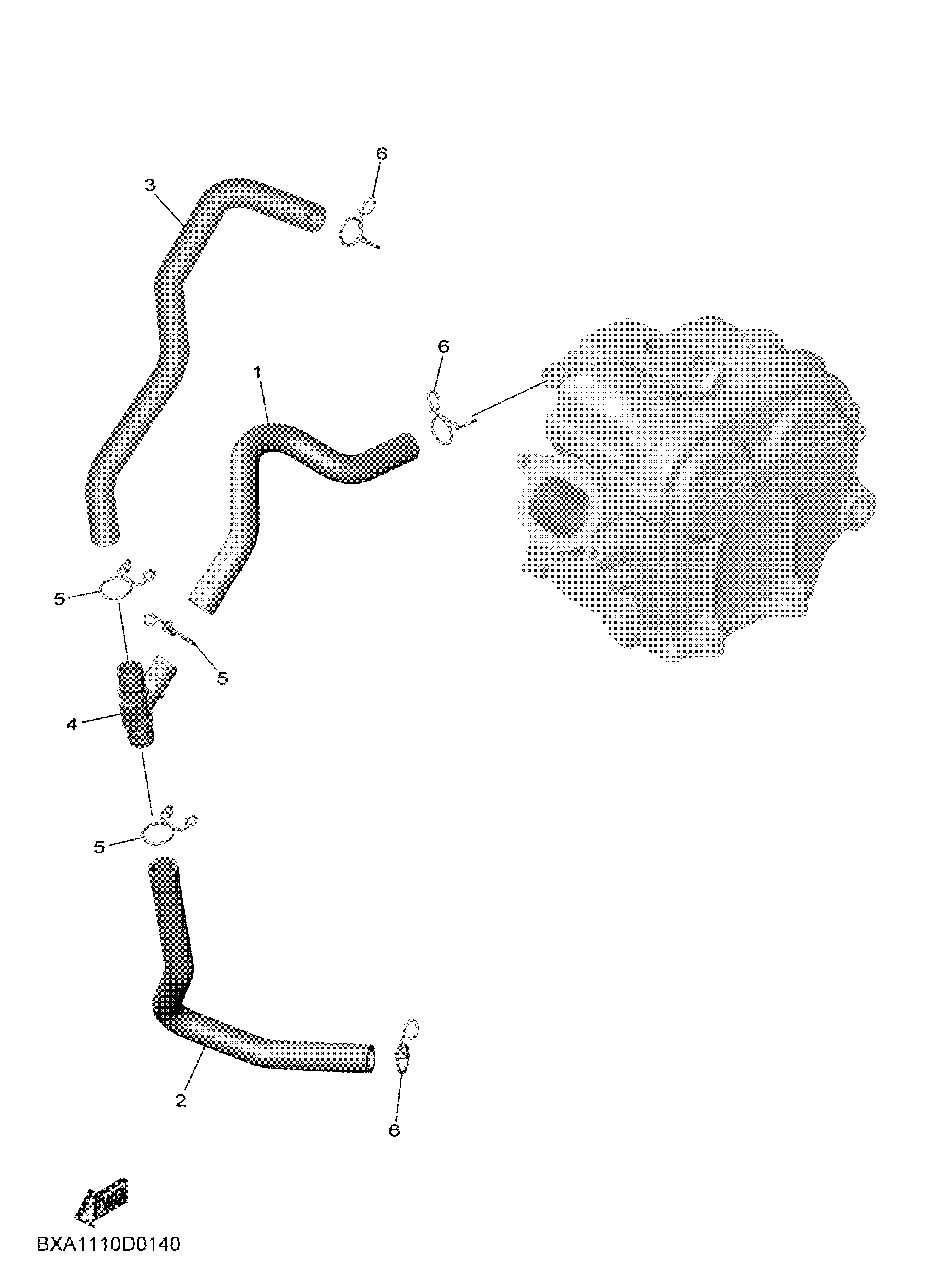 AIR INDUCTION SYSTEM Vistas explodidas