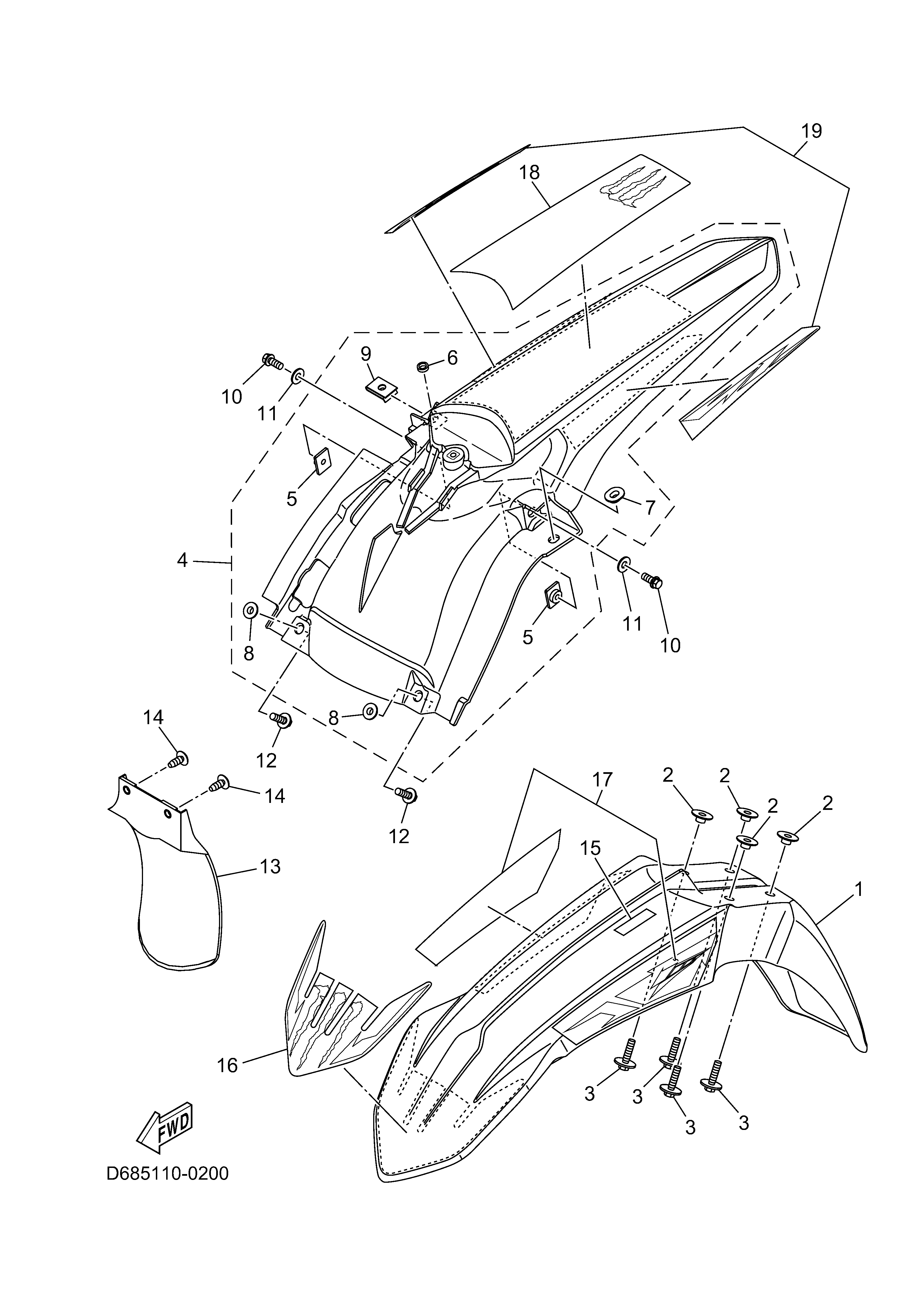 FENDER Exploded diagrams