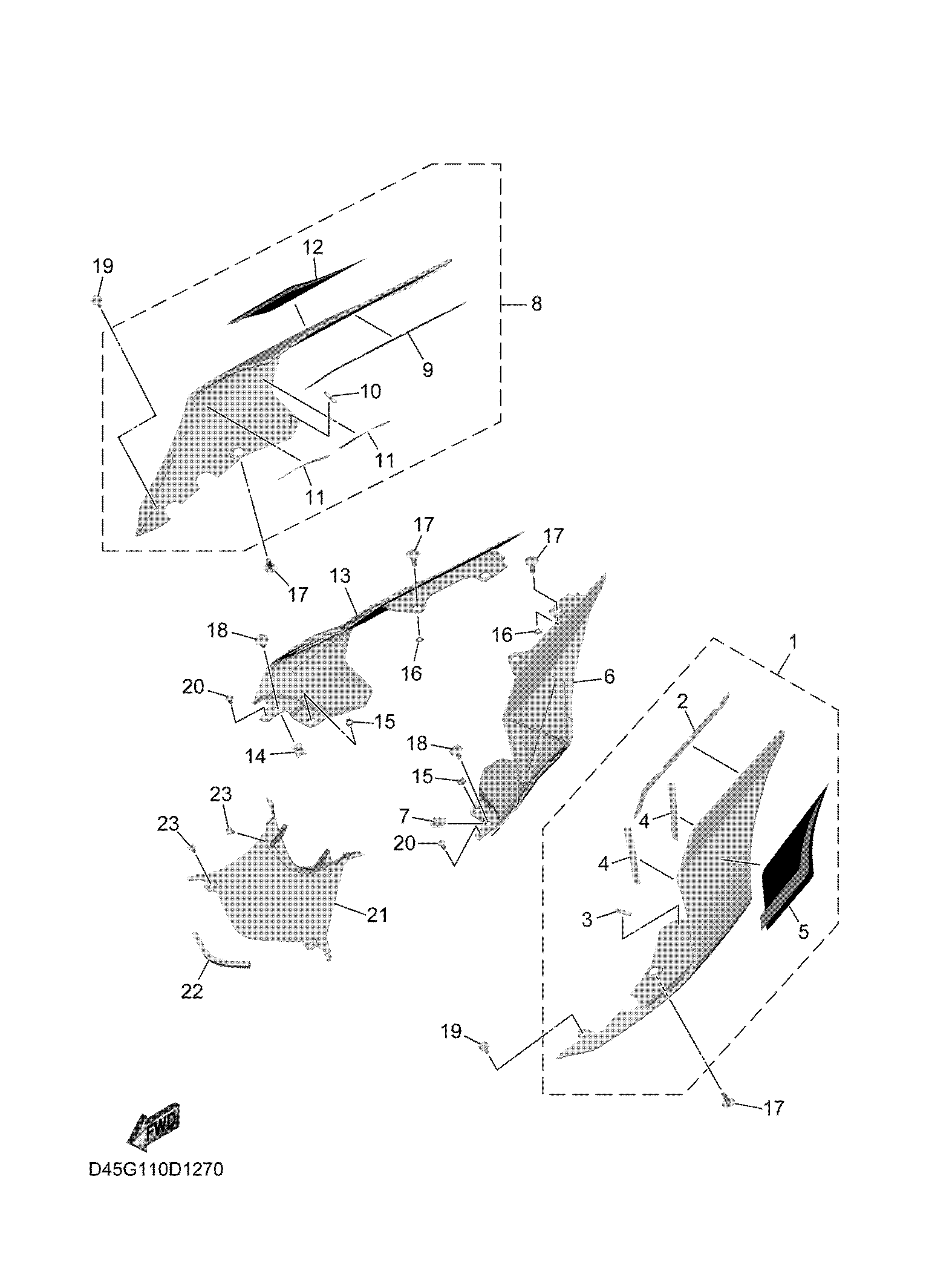 SIDE COVER Despieces