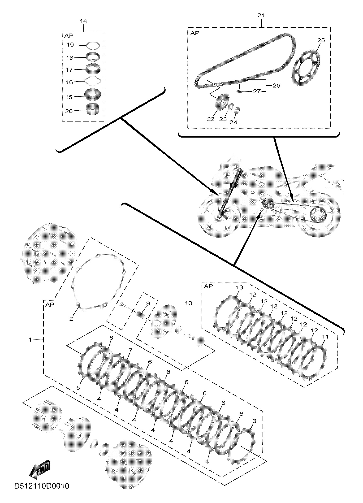 2 MAINTENANCE PARTS KIT Exploded diagrams
