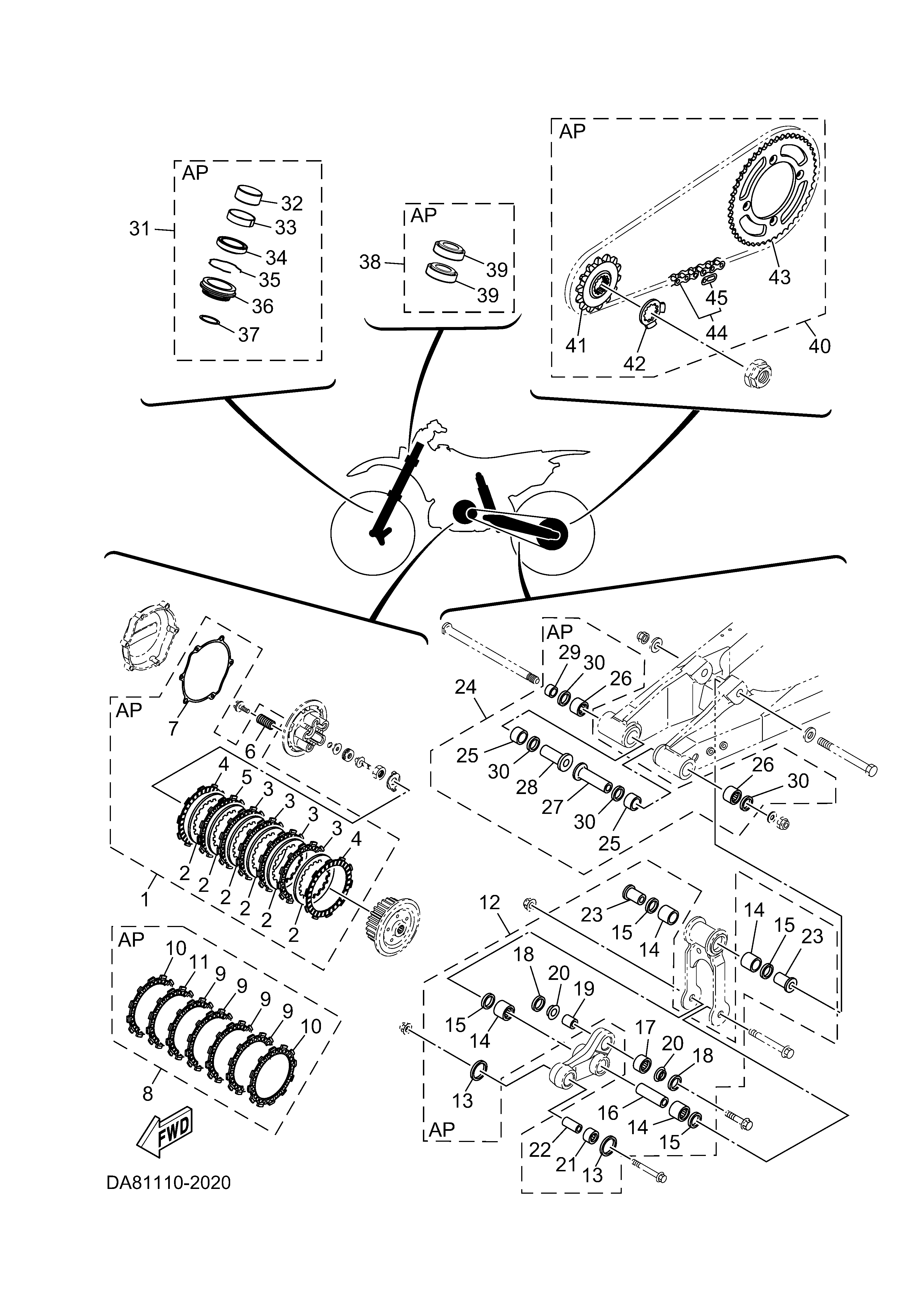 3 MAINTENANCE PARTS KIT Exploded diagrams