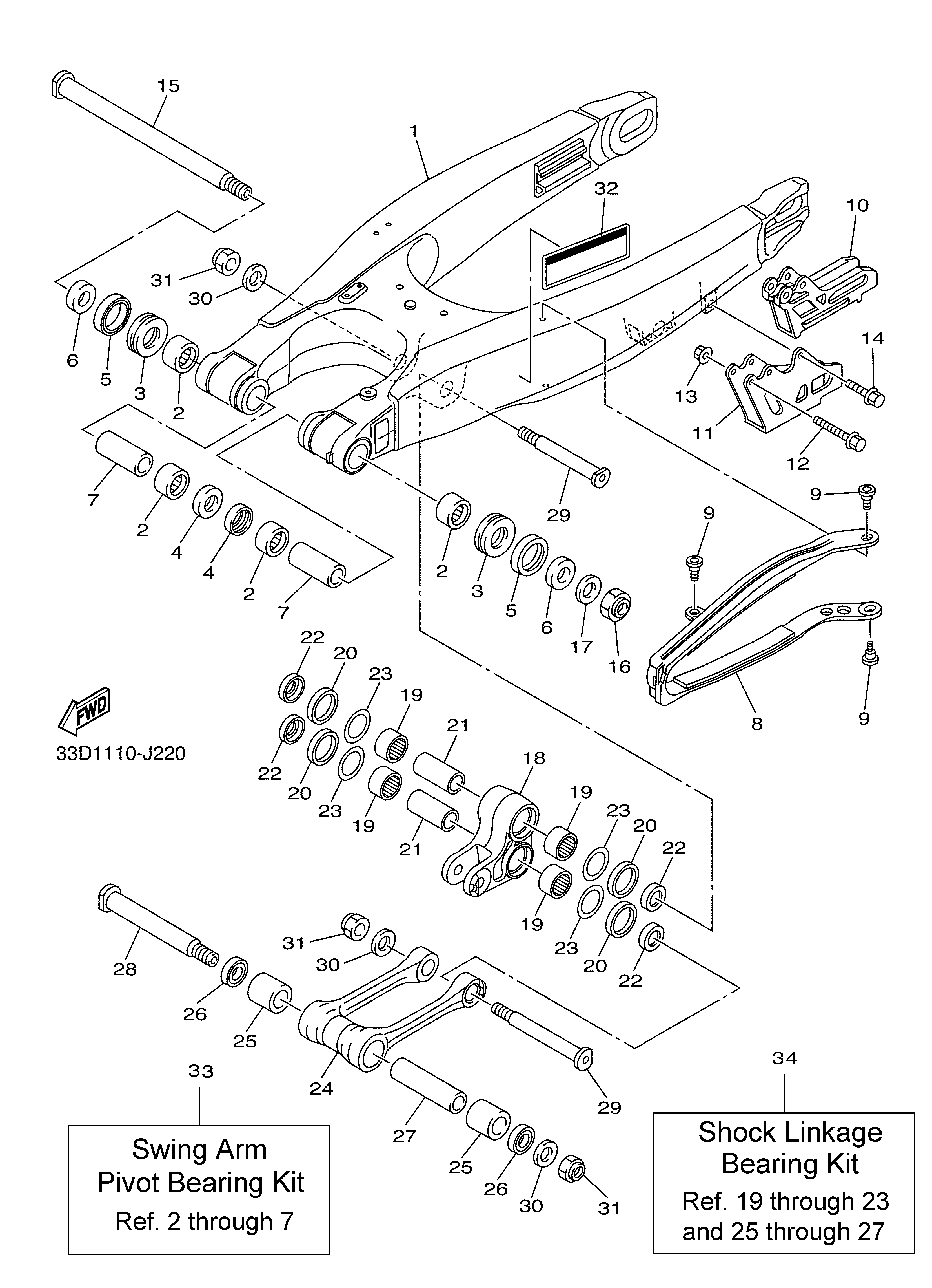 REAR ARM Despieces