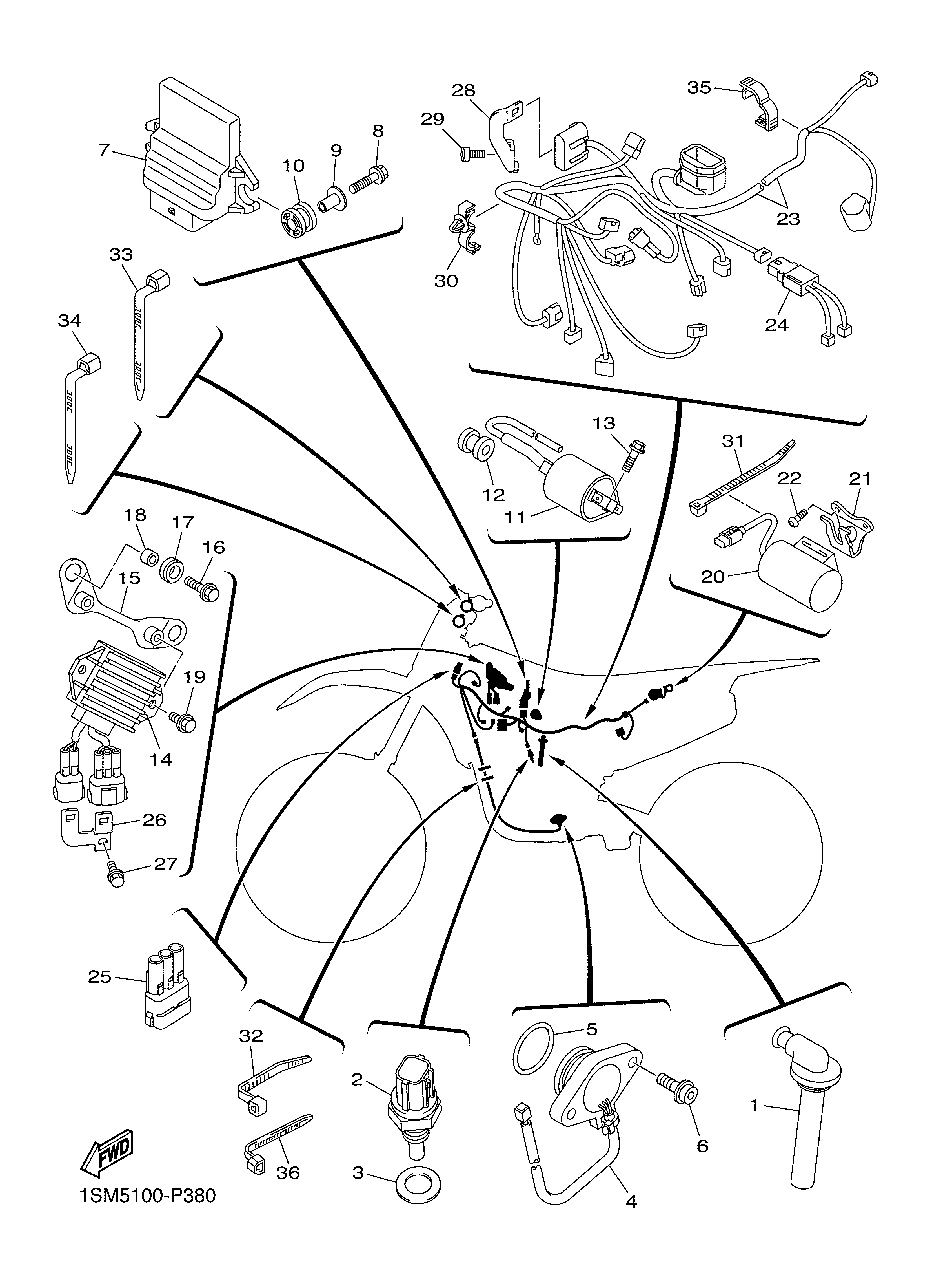 ELECTRICAL 1 Exploded diagrams