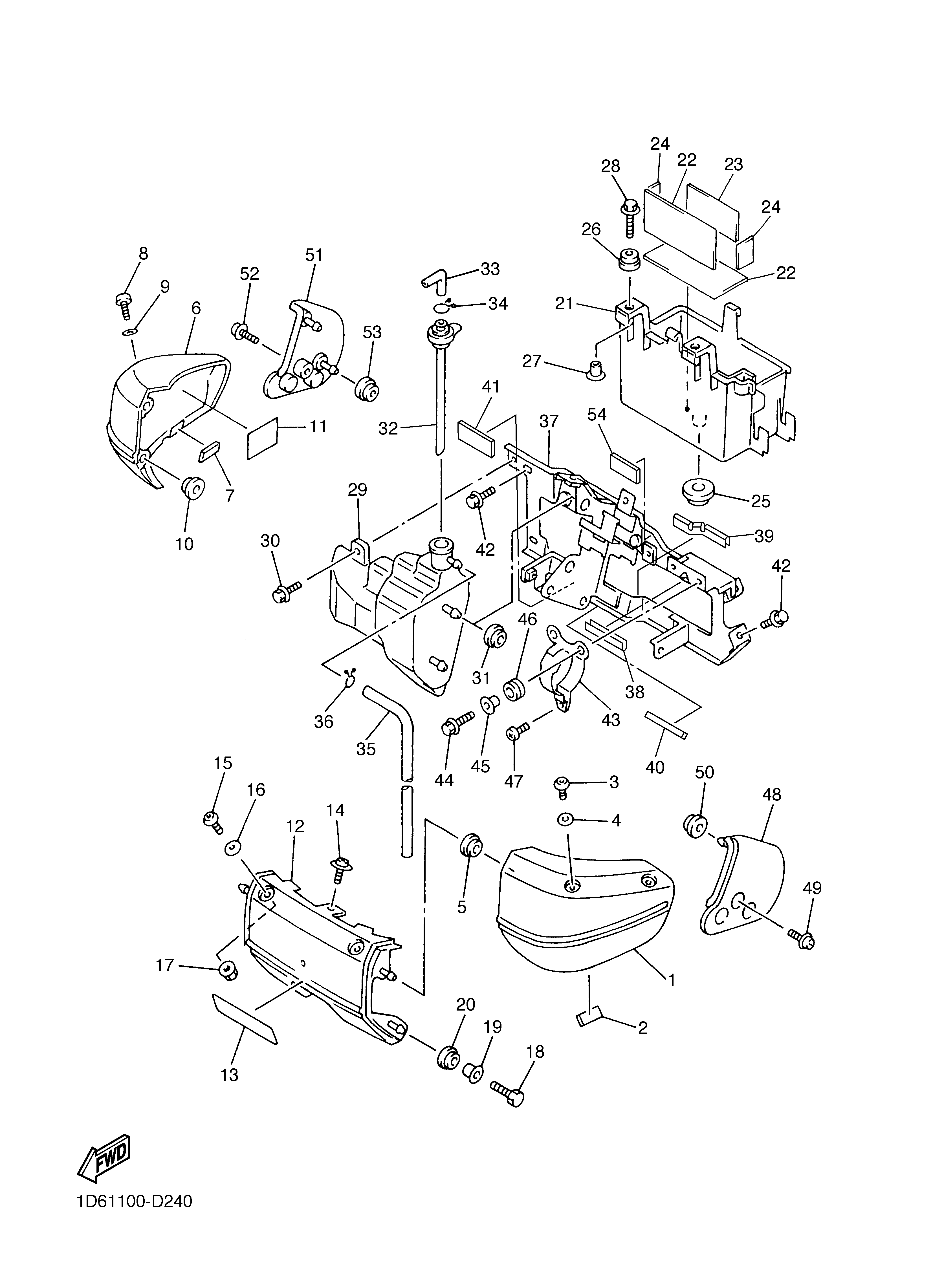 SIDE COVER Exploded diagrams