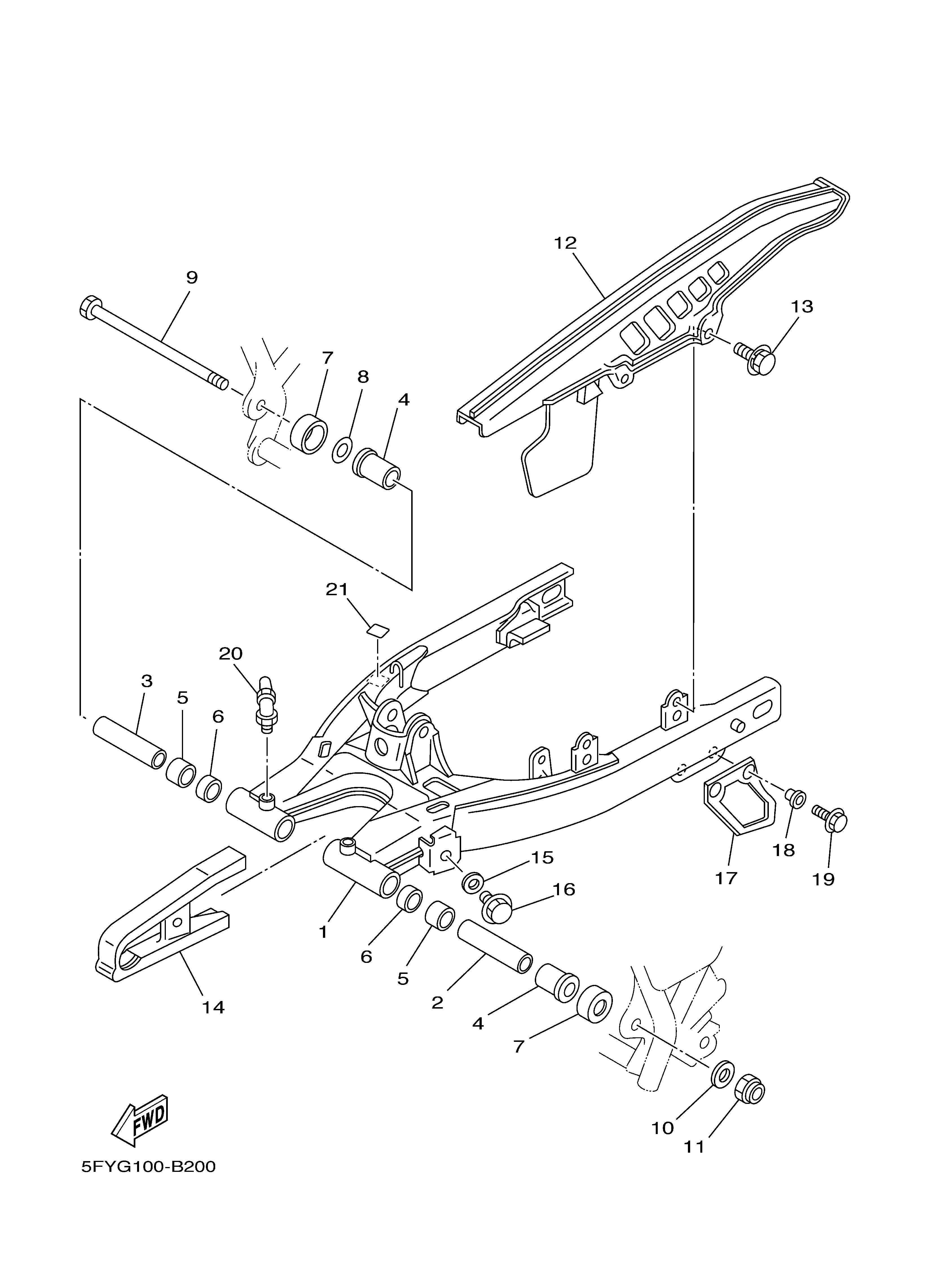 REAR ARM 爆炸图