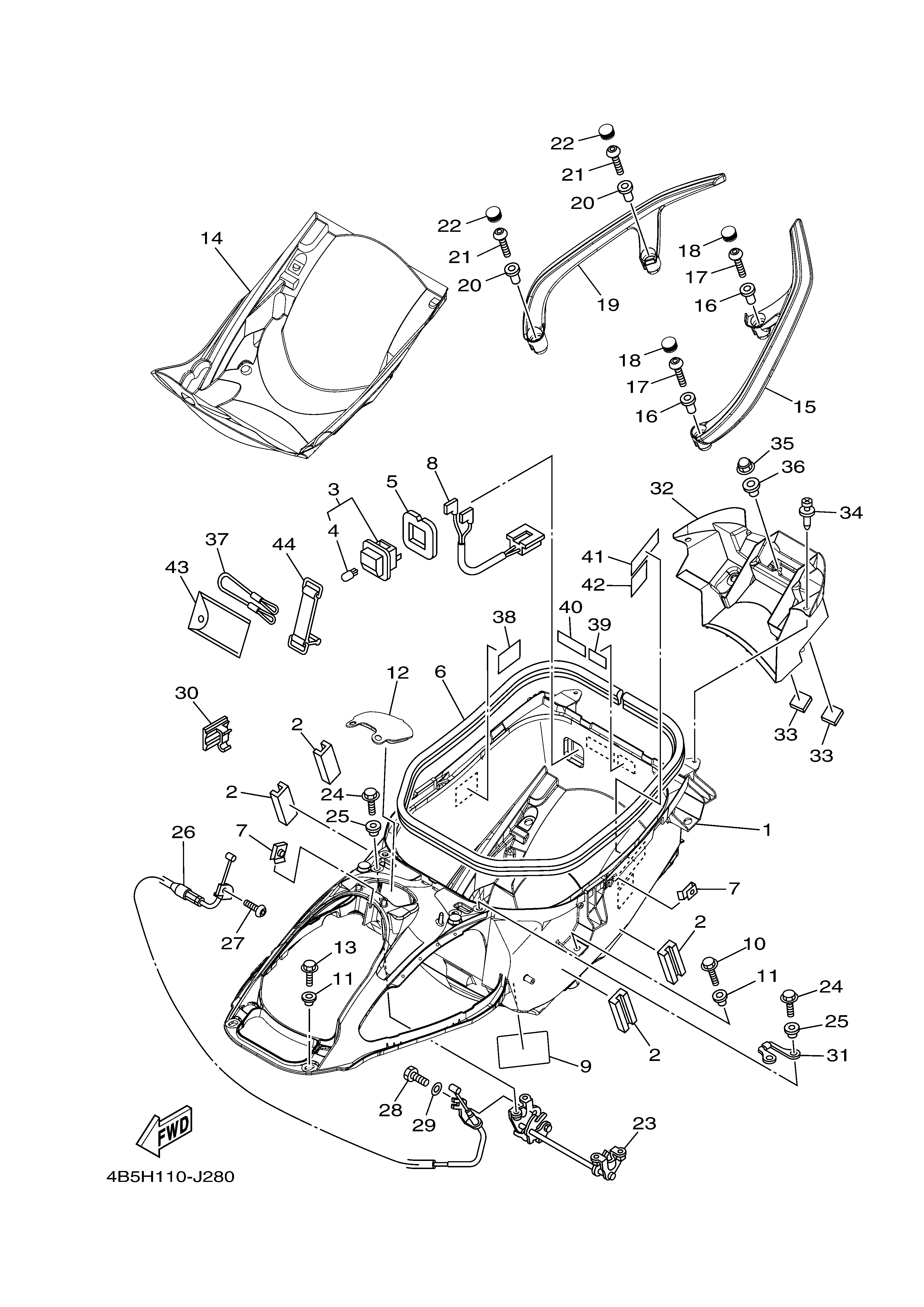 SEAT 2 Diagram terurai