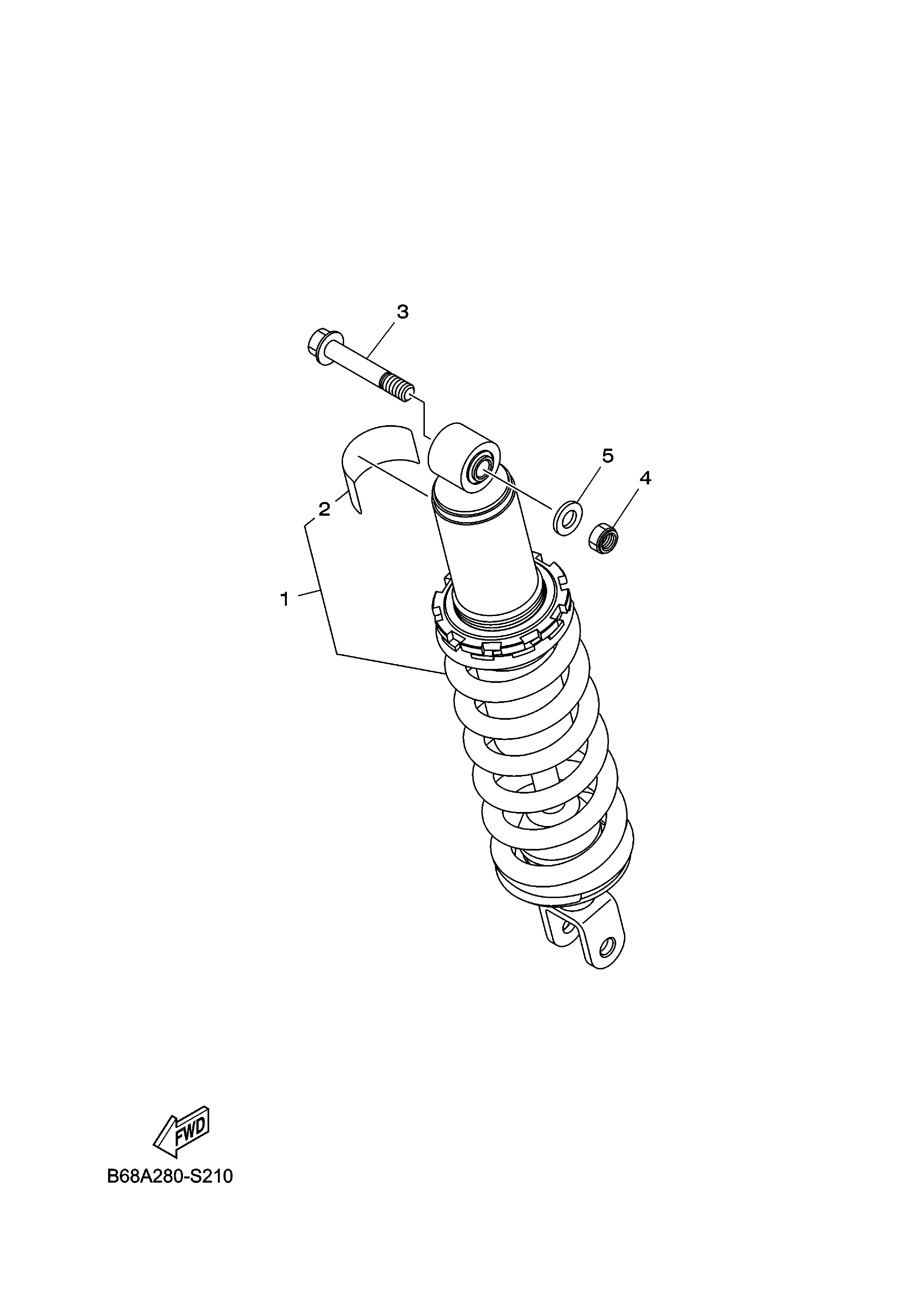 REAR SUSPENSION Exploded diagrams