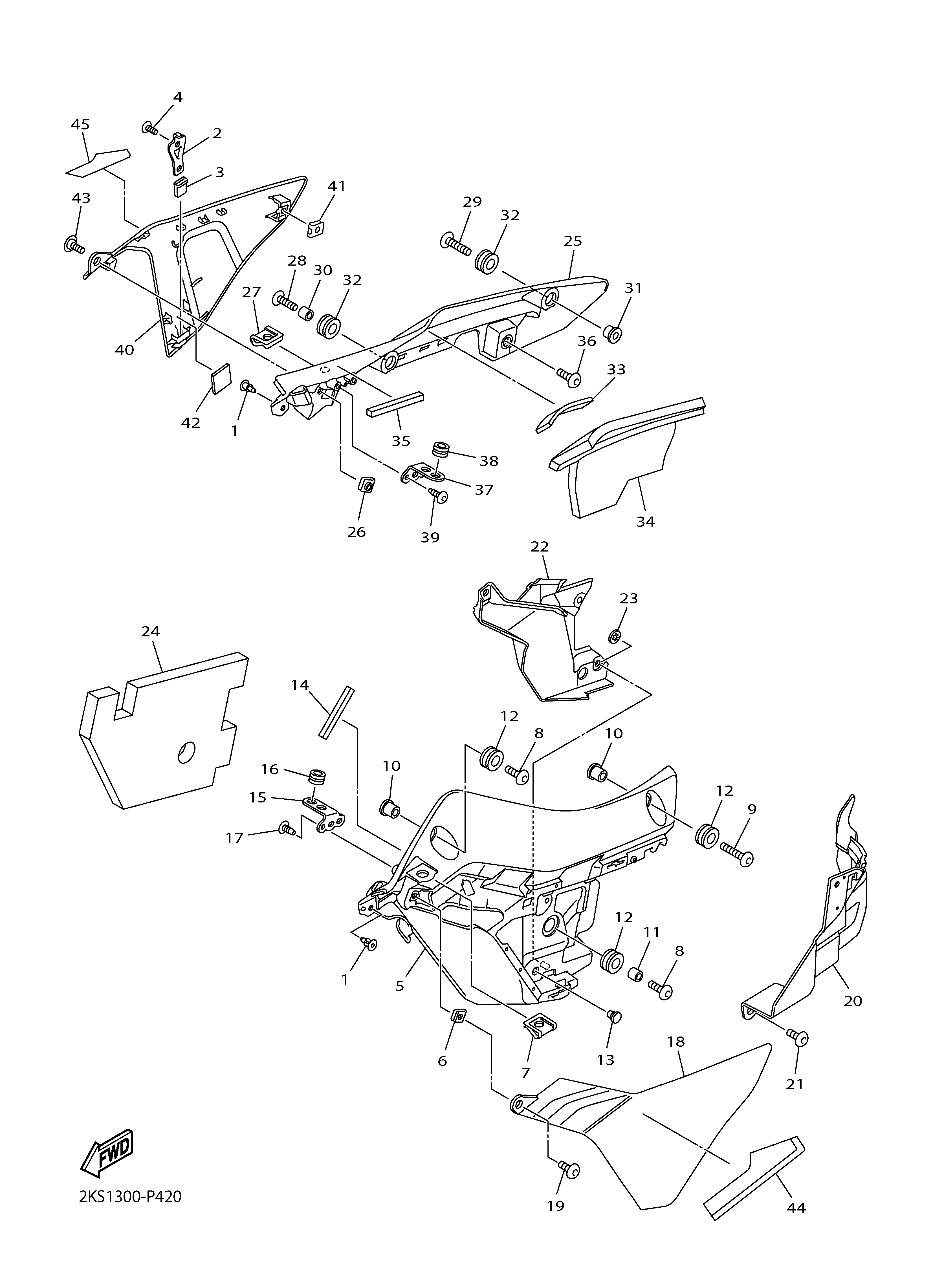 COWLING 3 Exploded diagrams