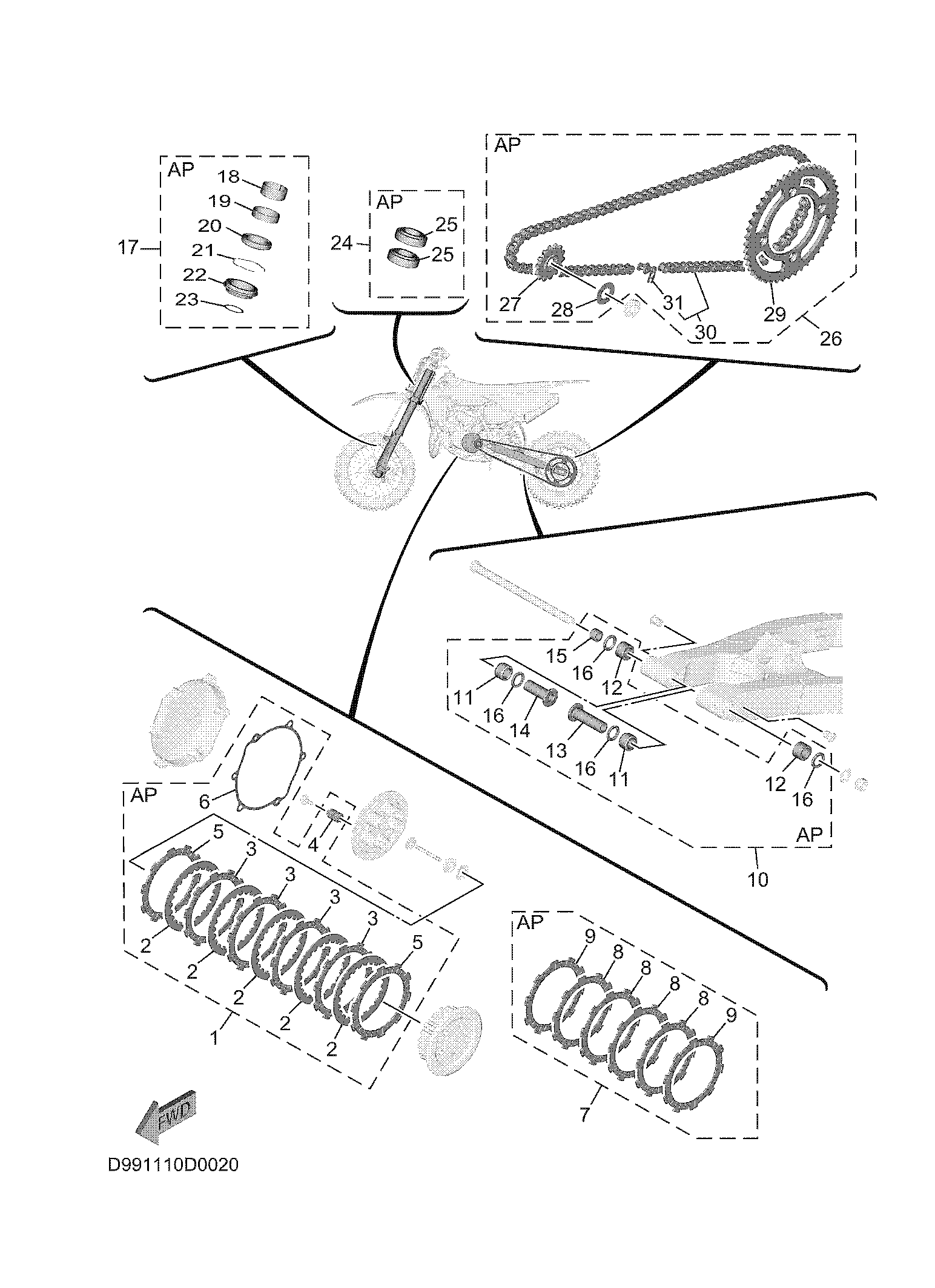 3 MAINTENANCE PARTS KIT Exploded diagrams