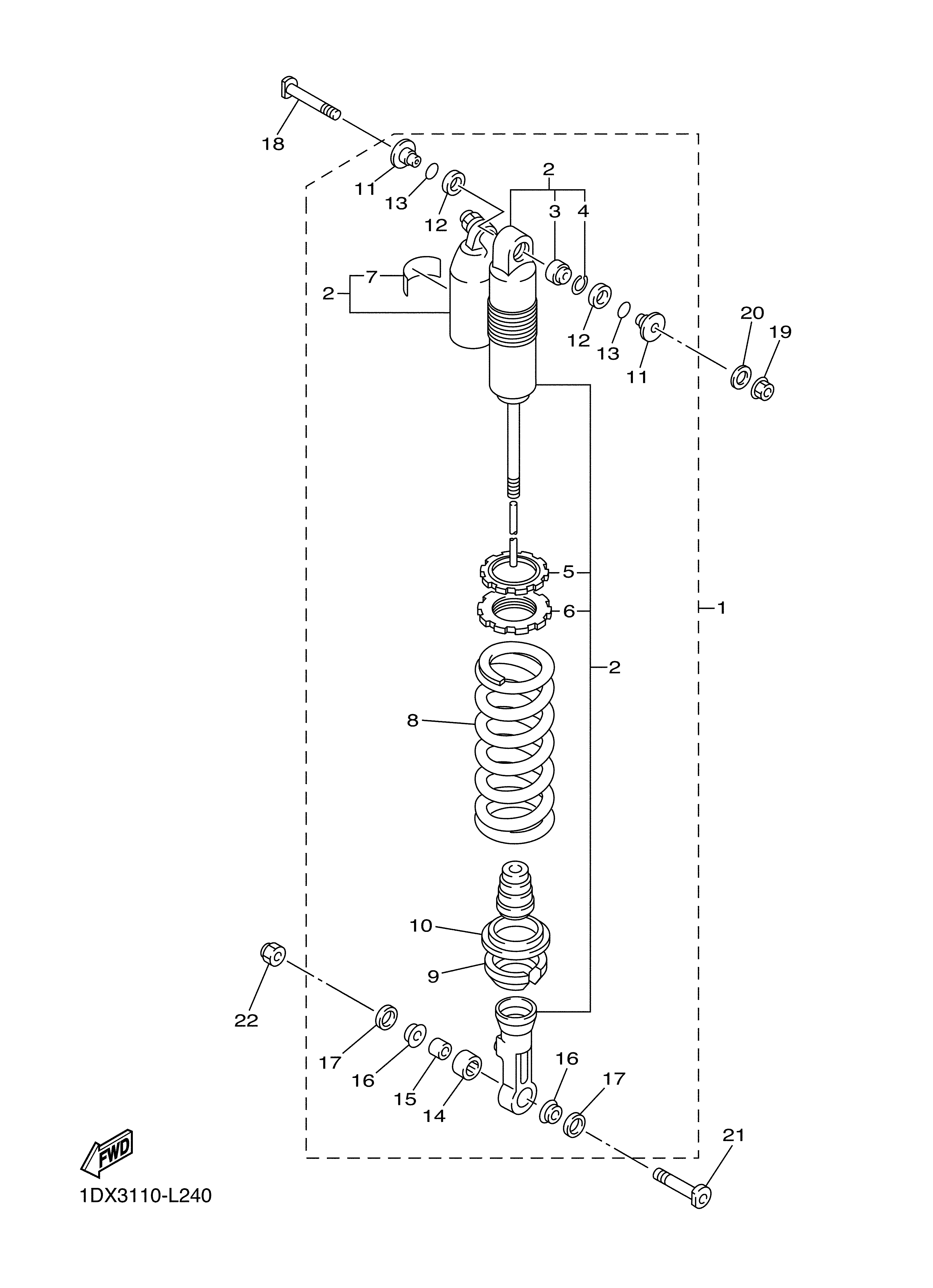 REAR SUSPENSION ภาพแยกชิ้นส่วน
