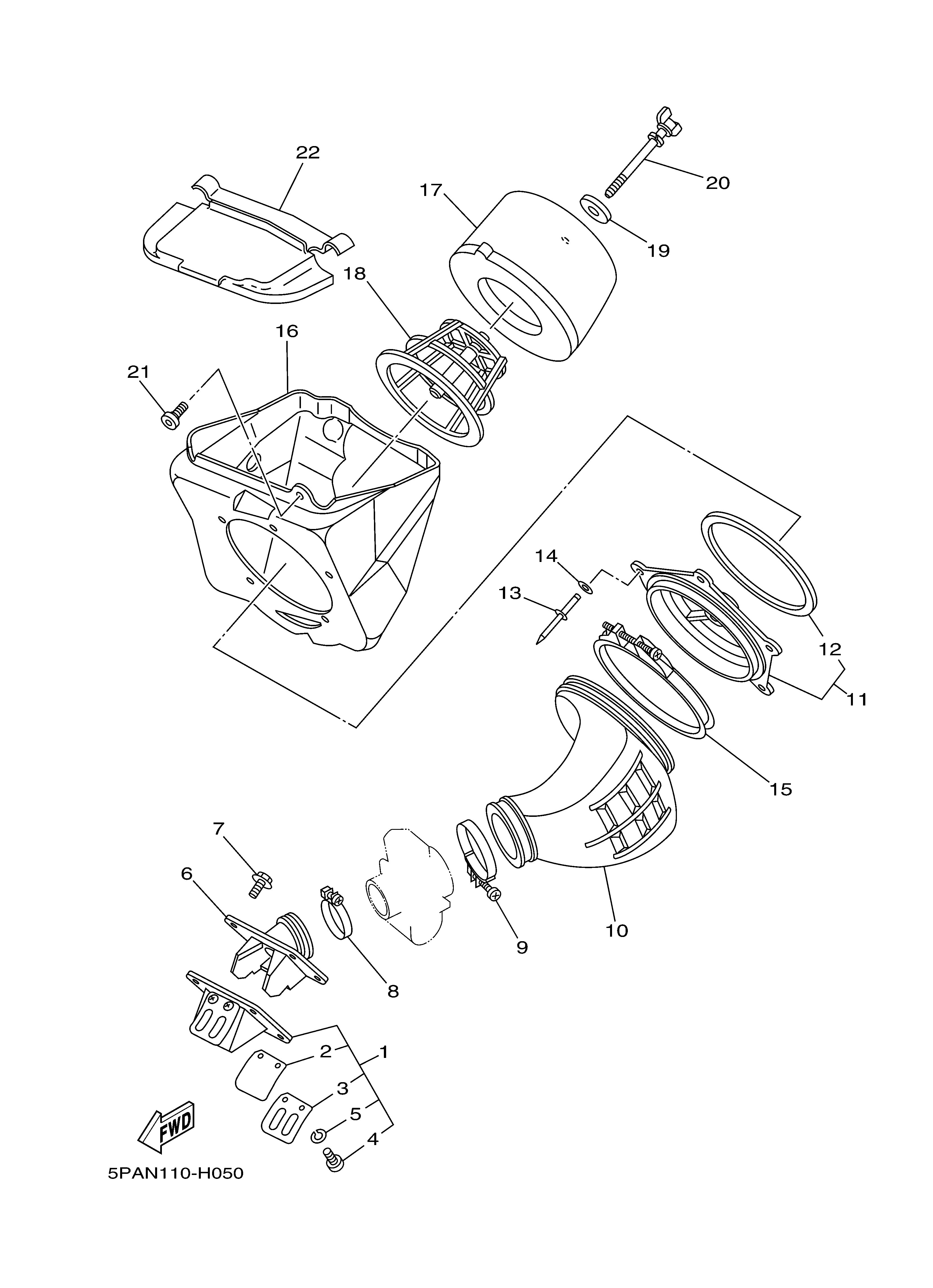 INTAKE Despieces