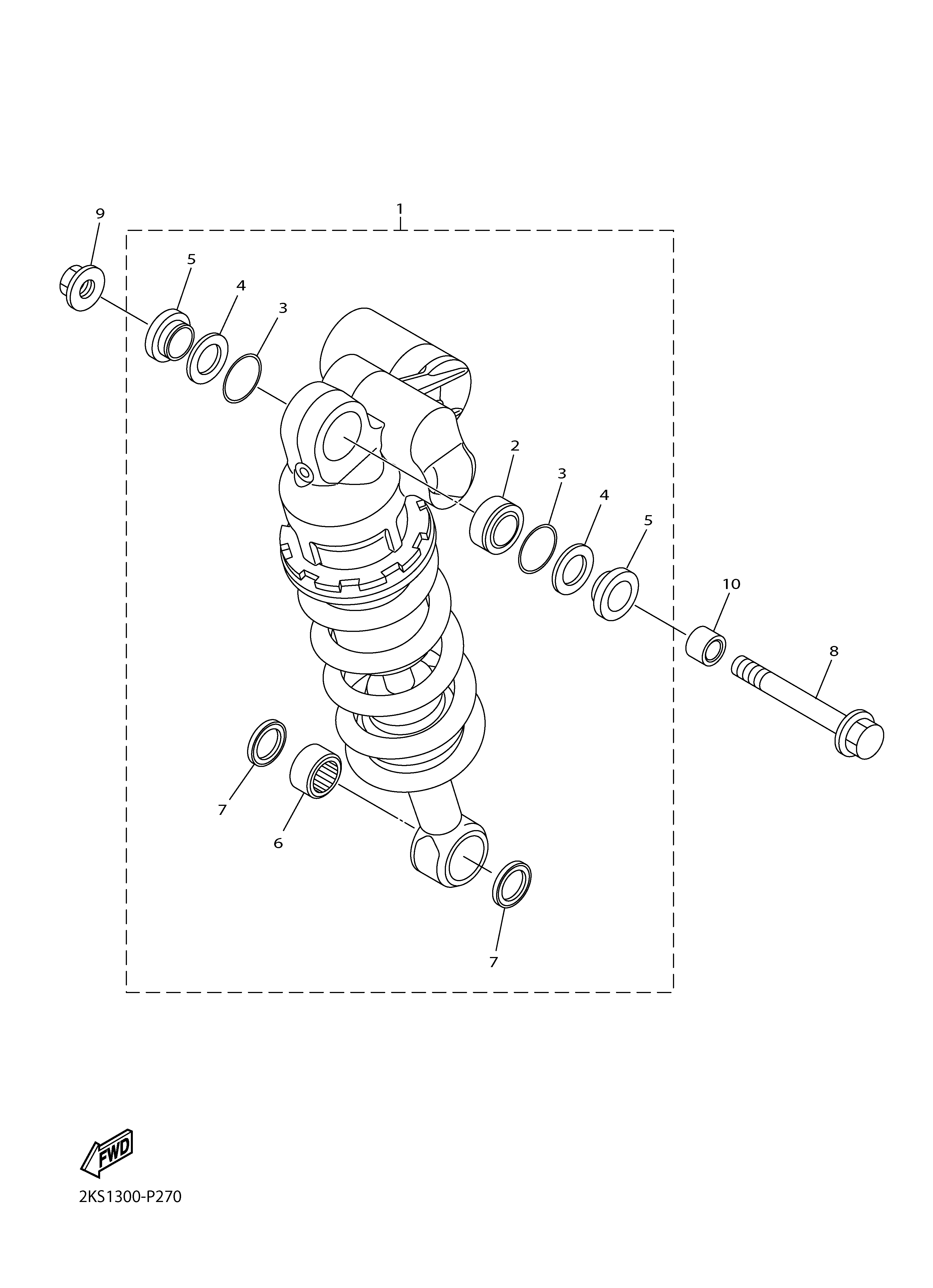 REAR SUSPENSION Vistas explodidas