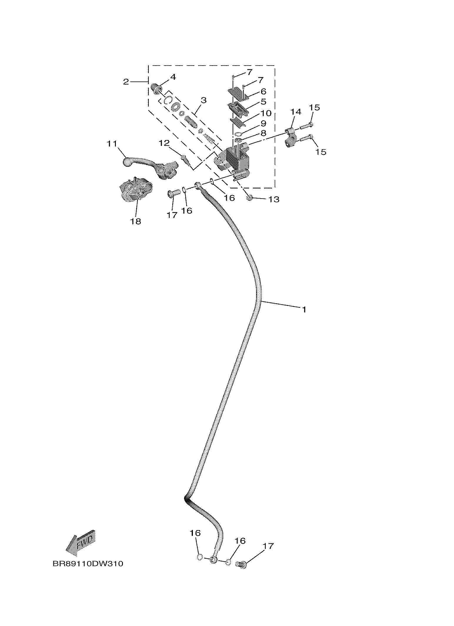 FRONT MASTER CYLINDER Despieces