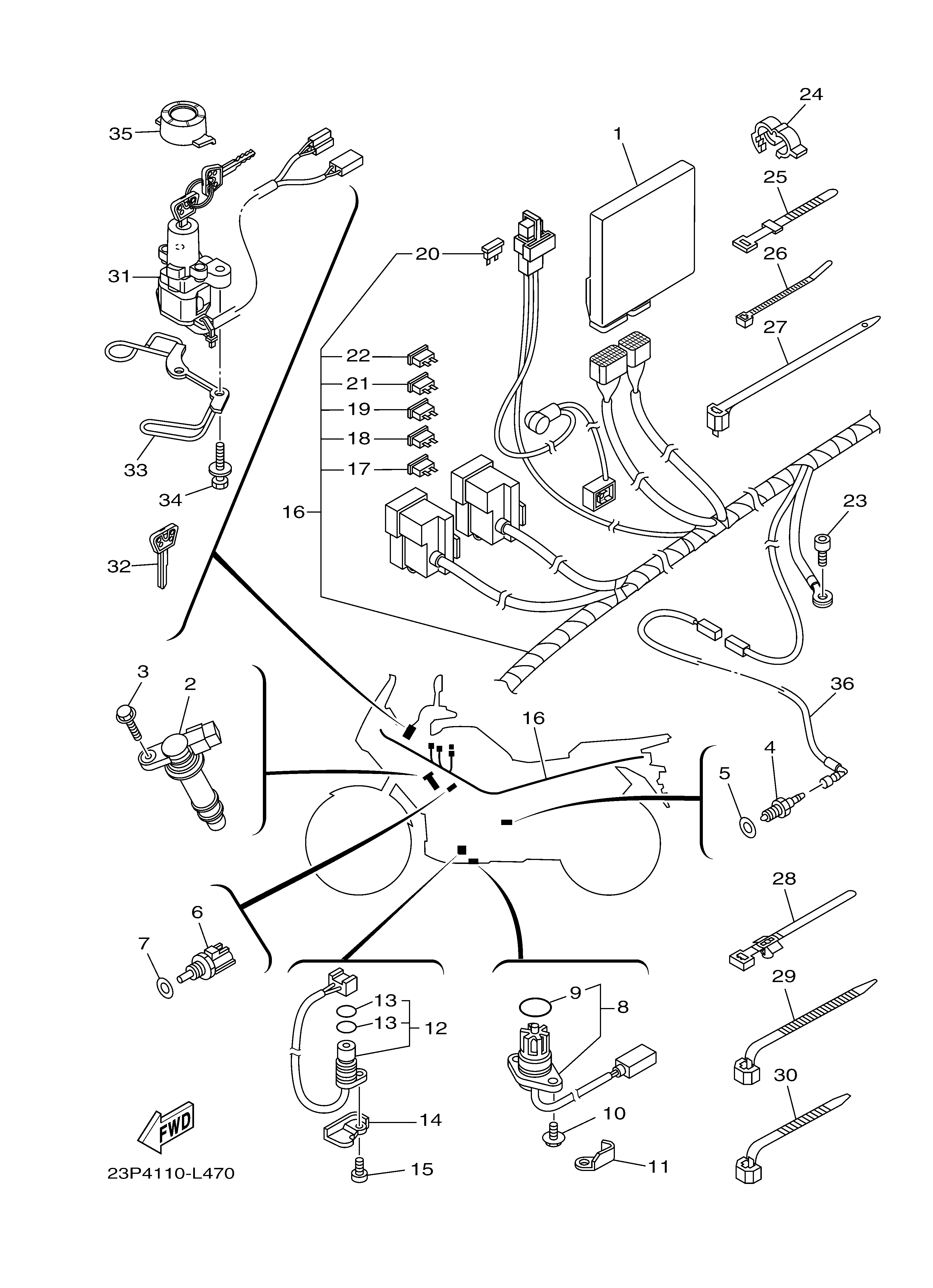 ELECTRICAL 1 ภาพแยกชิ้นส่วน