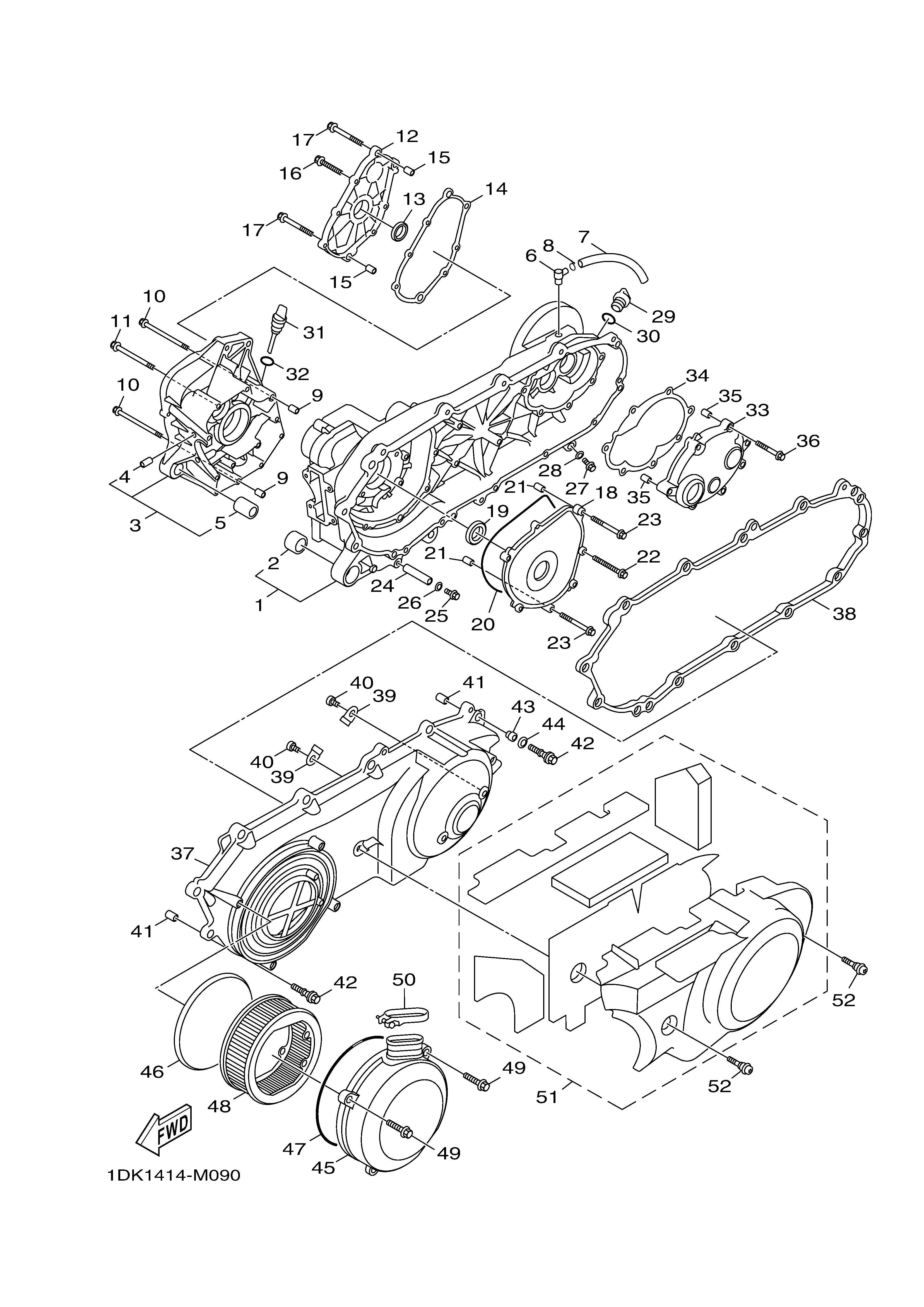 CRANKCASE Despieces