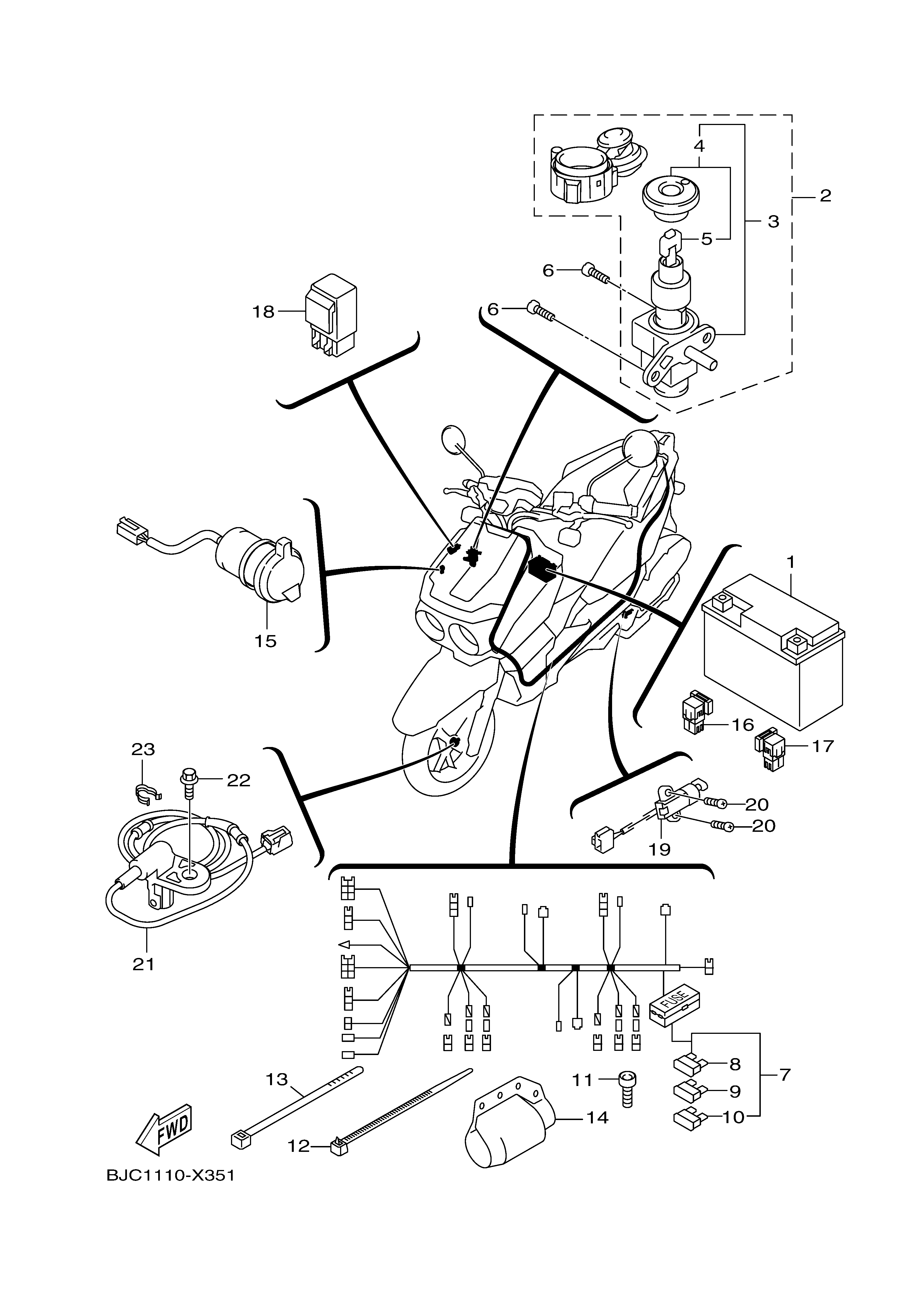 ELECTRICAL 1 Sơ đồ tách chi tiết