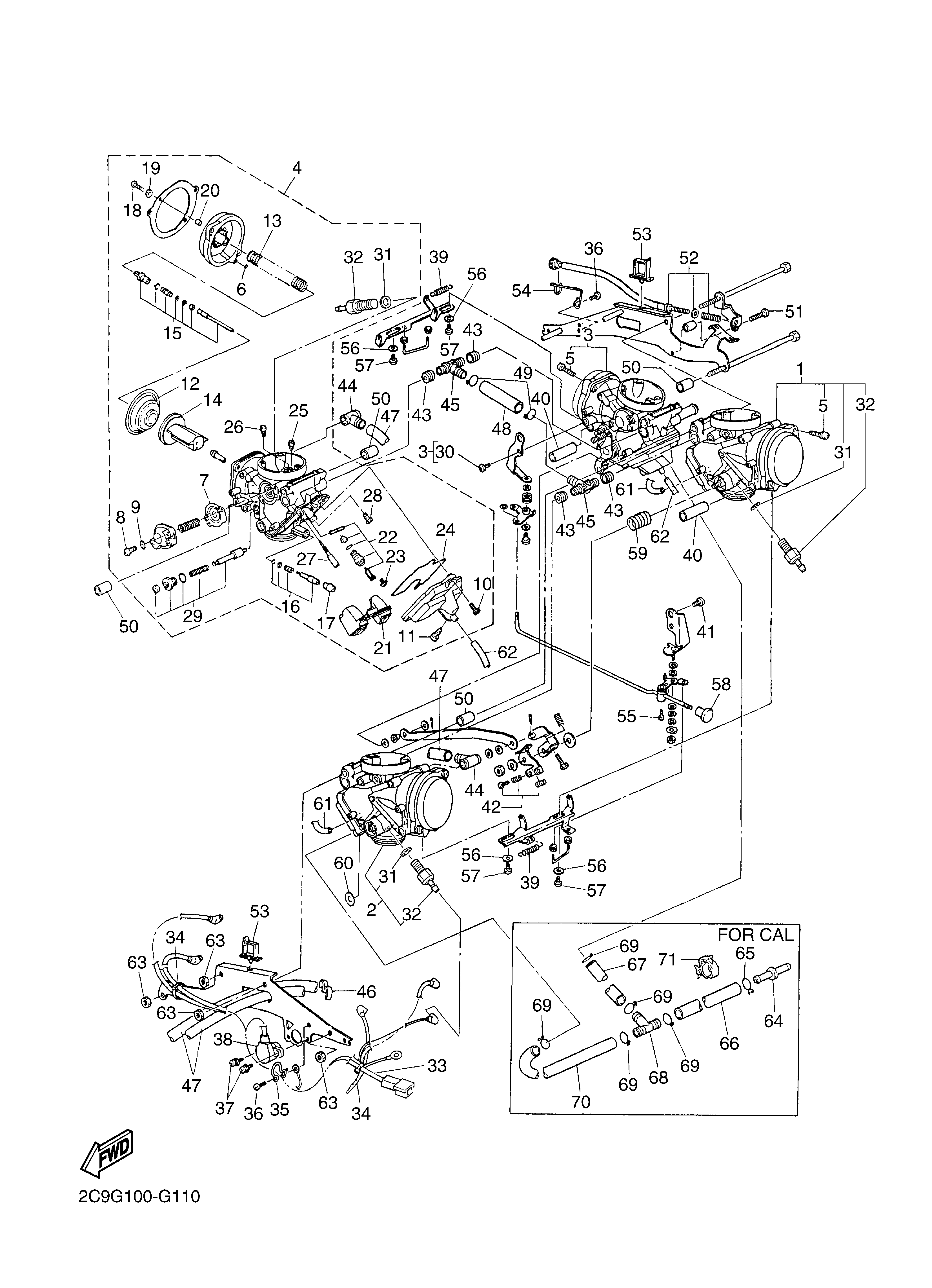 CARBURETOR Exploded diagrams