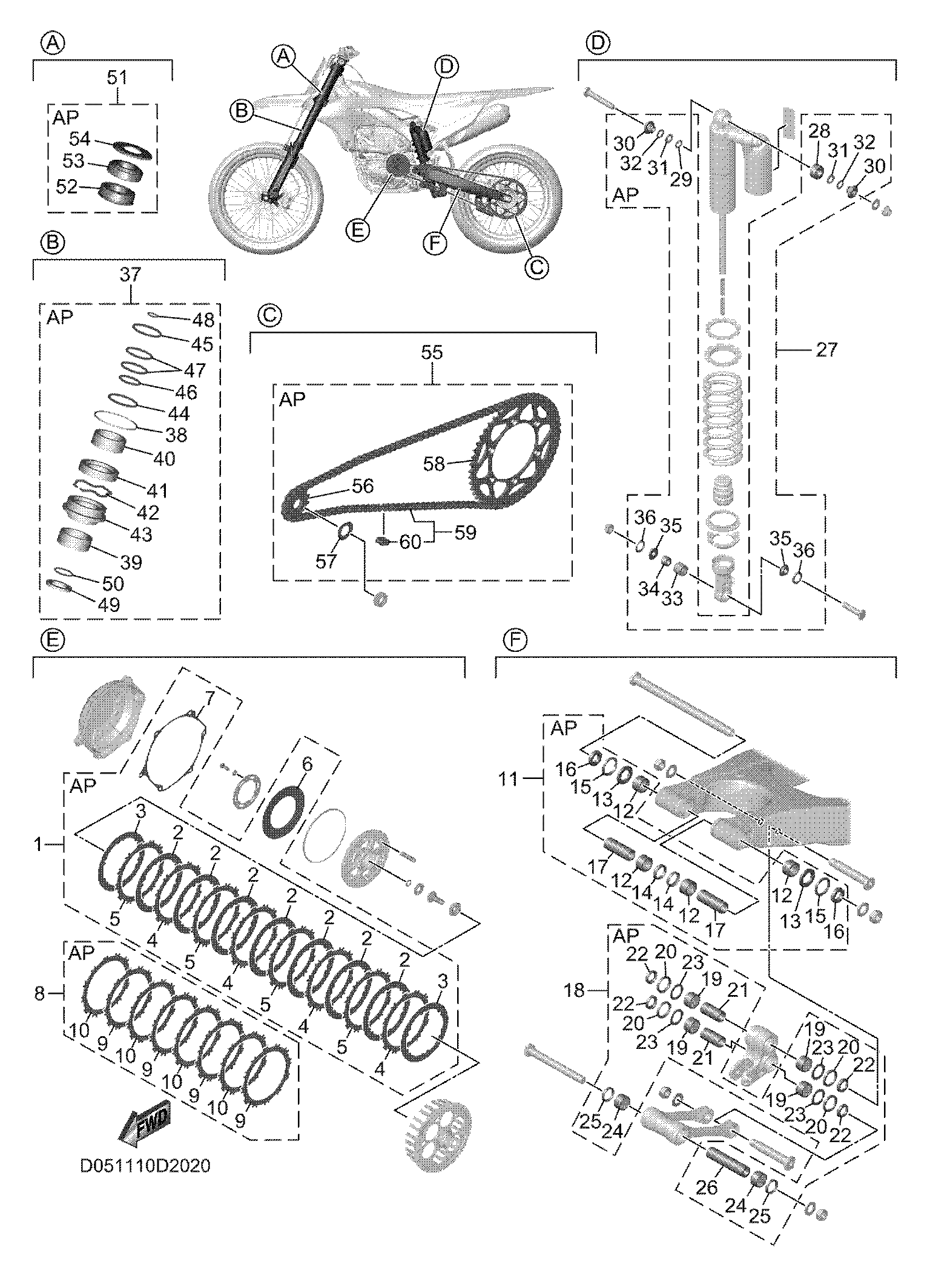 3 MAINTENANCE PARTS KIT ภาพแยกชิ้นส่วน