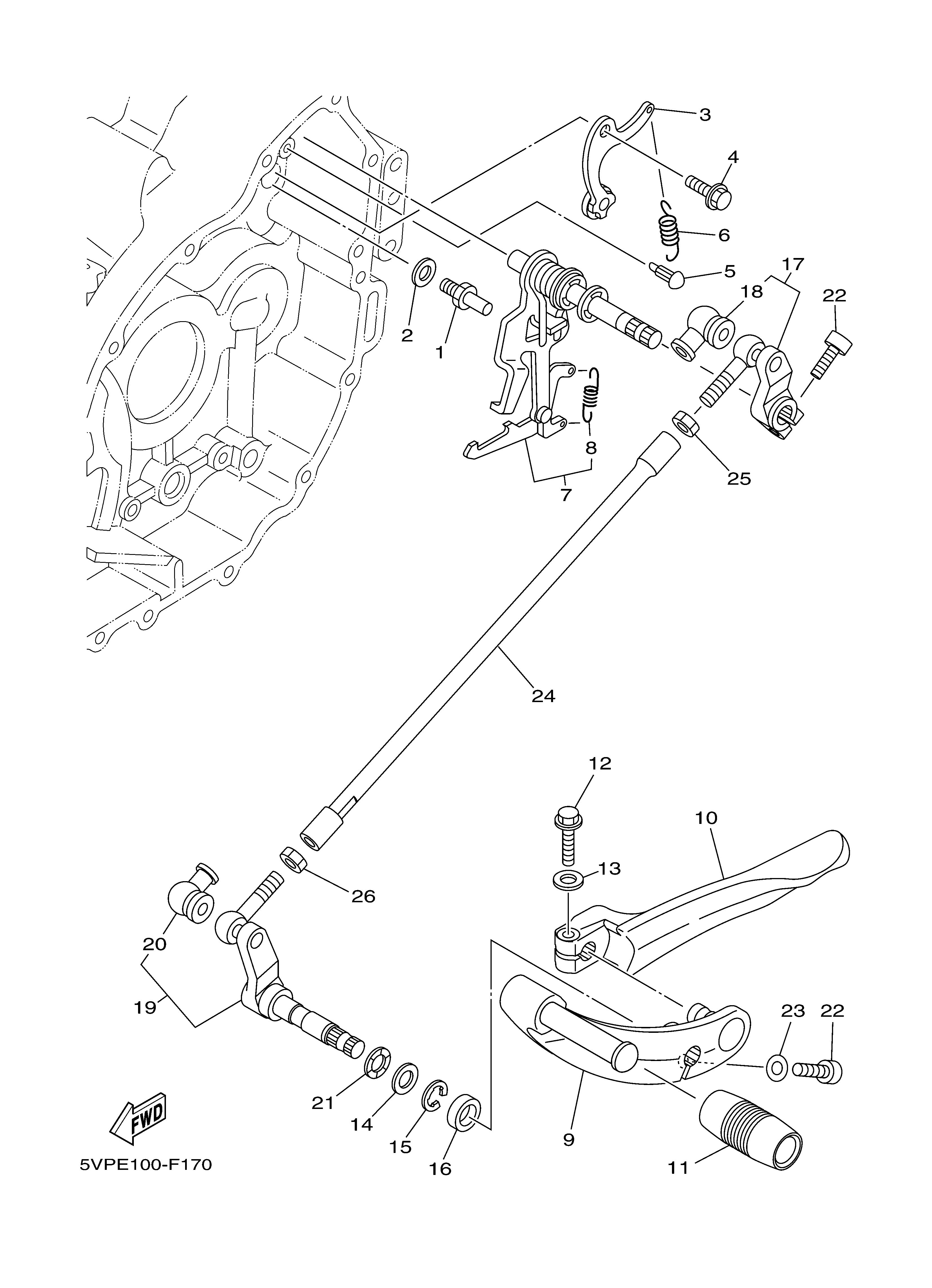 SHIFT SHAFT Despieces