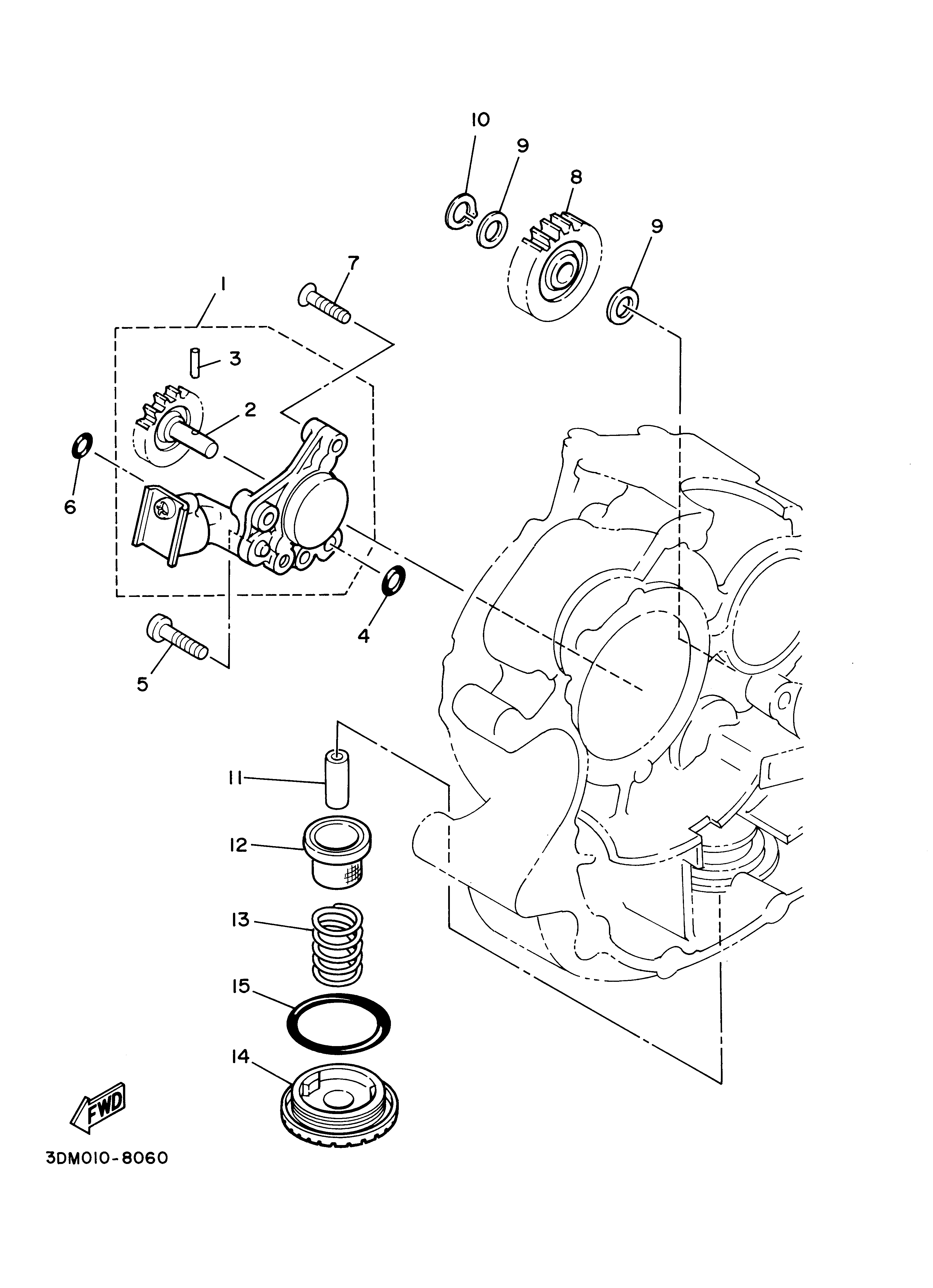 OIL PUMP ภาพแยกชิ้นส่วน
