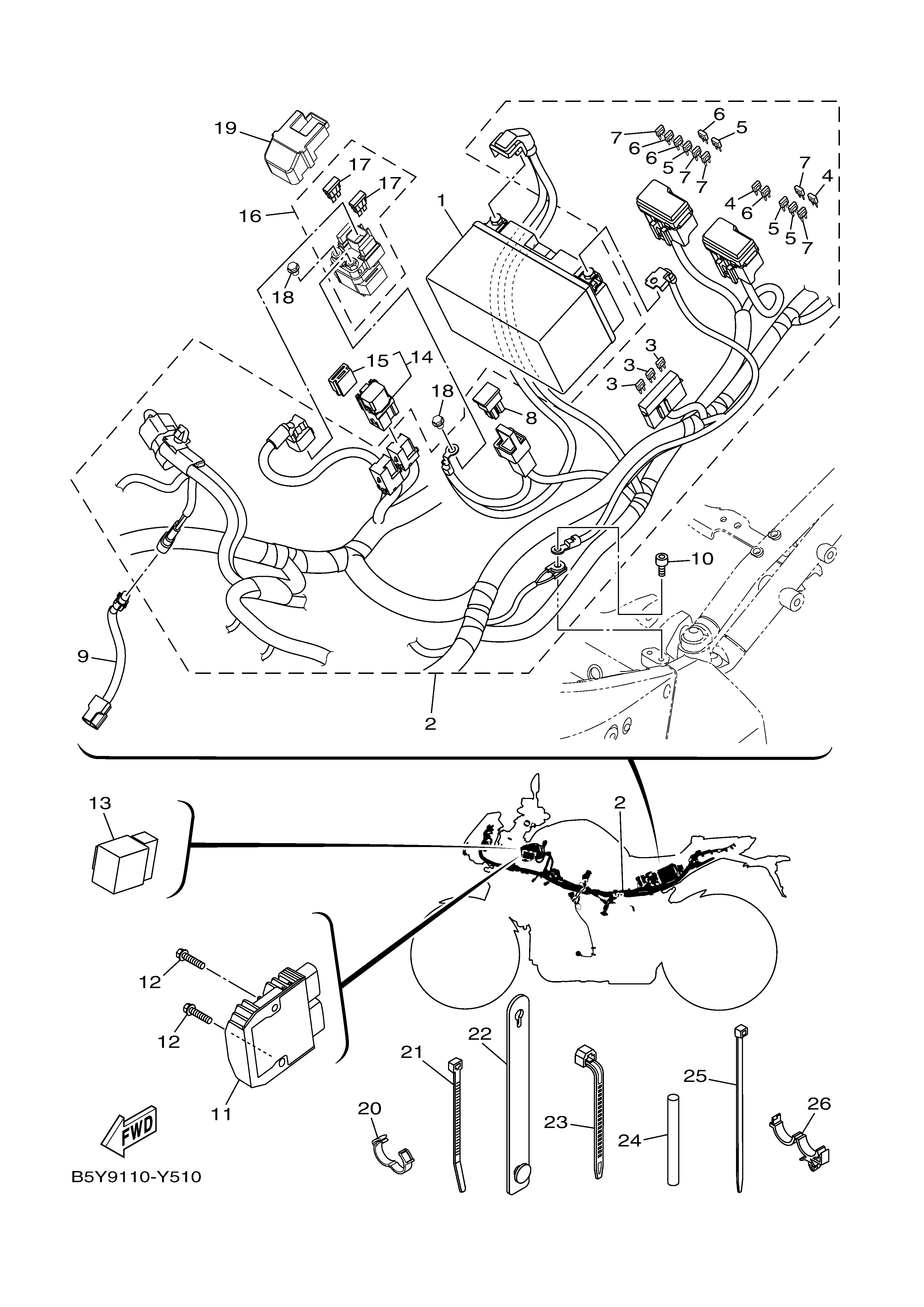 ELECTRICAL 2 Exploded diagrams