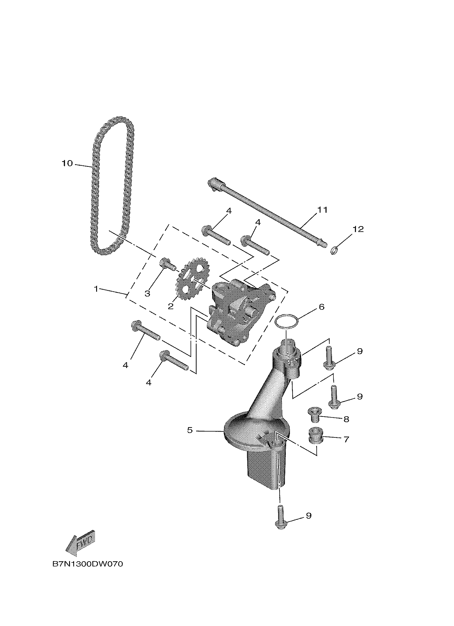 OIL PUMP Exploded diagrams
