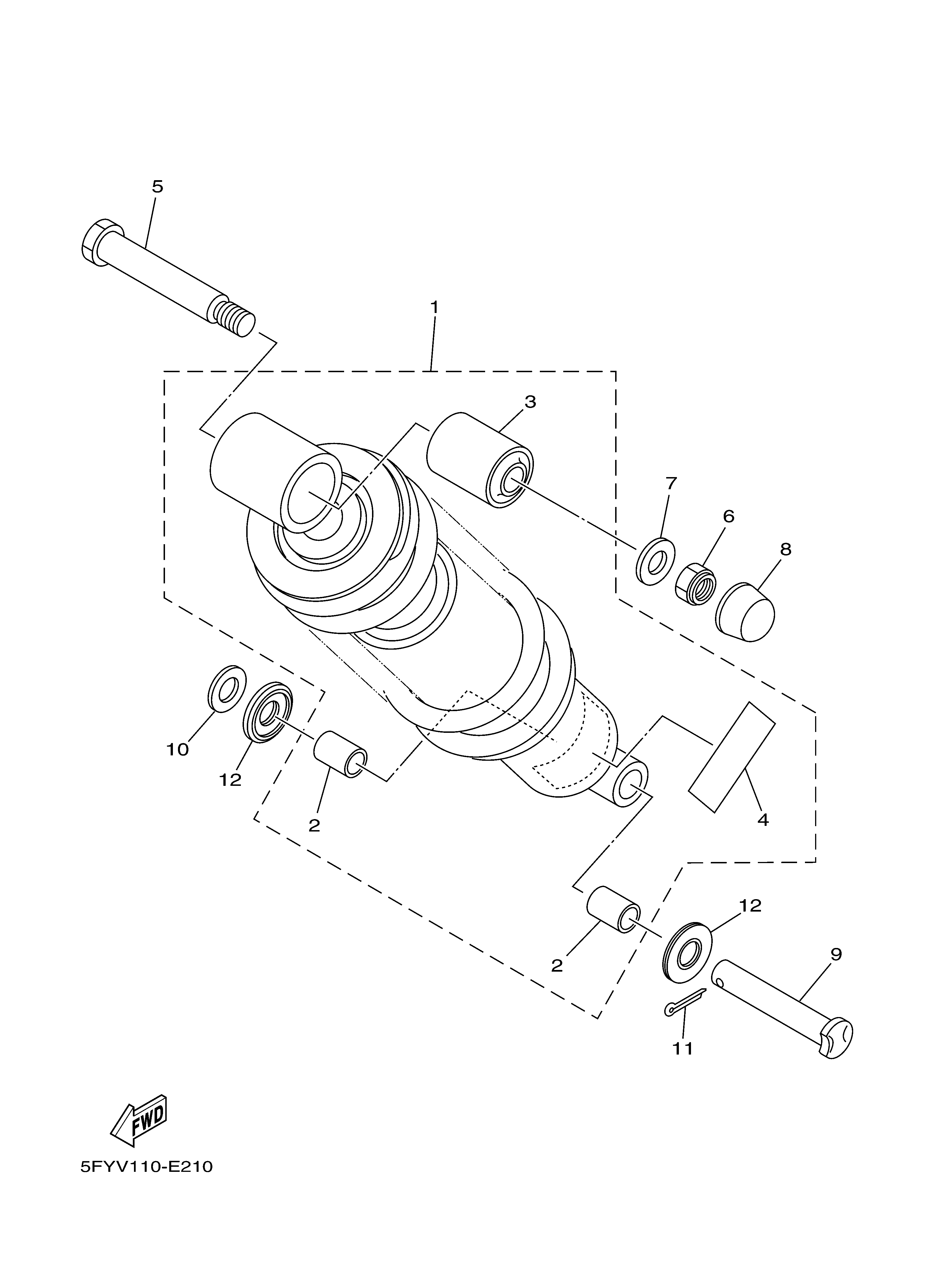 REAR SUSPENSION Exploded diagrams