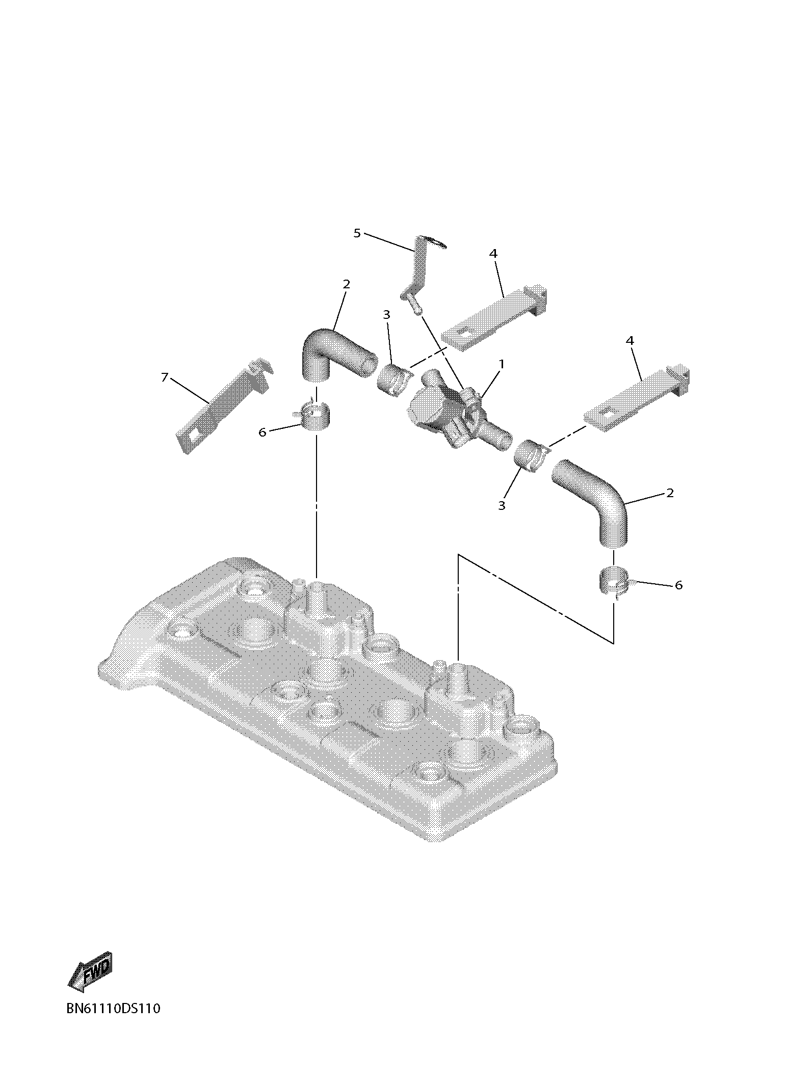 AIR INDUCTION SYSTEM Diagram terurai