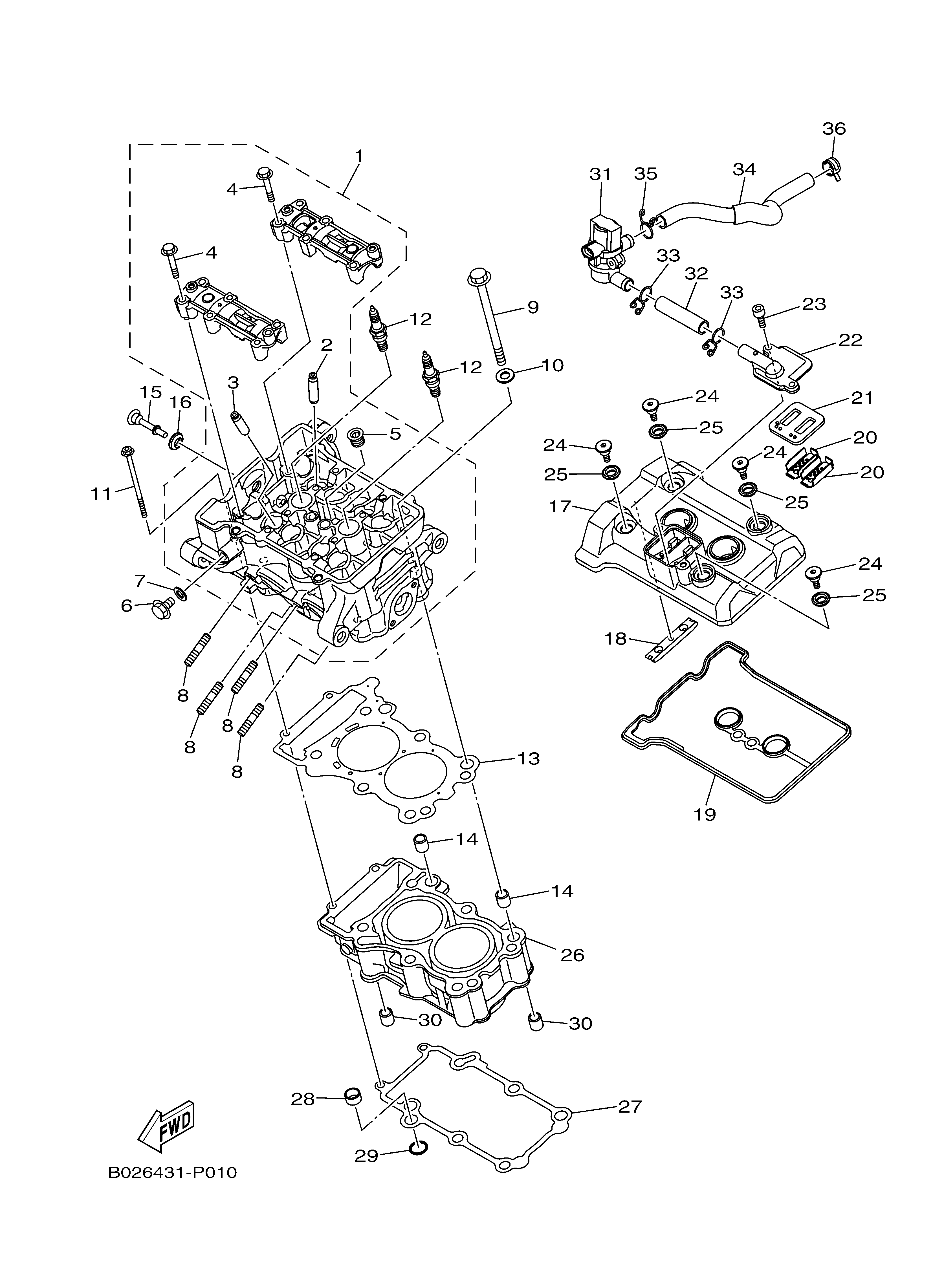CYLINDER HEAD Despieces
